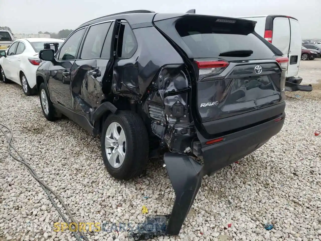 3 Photograph of a damaged car 2T3W1RFV9LW097973 TOYOTA RAV4 2020
