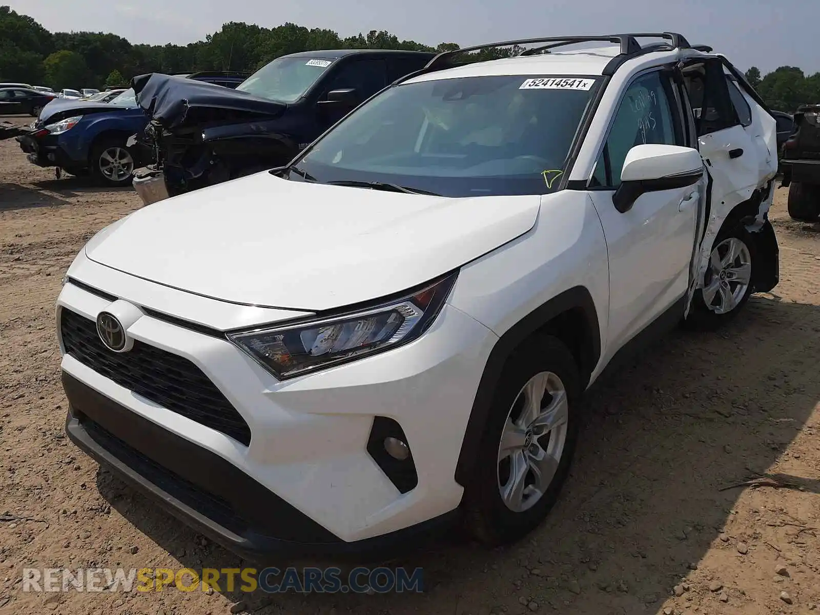 2 Фотография поврежденного автомобиля 2T3W1RFV9LW102296 TOYOTA RAV4 2020