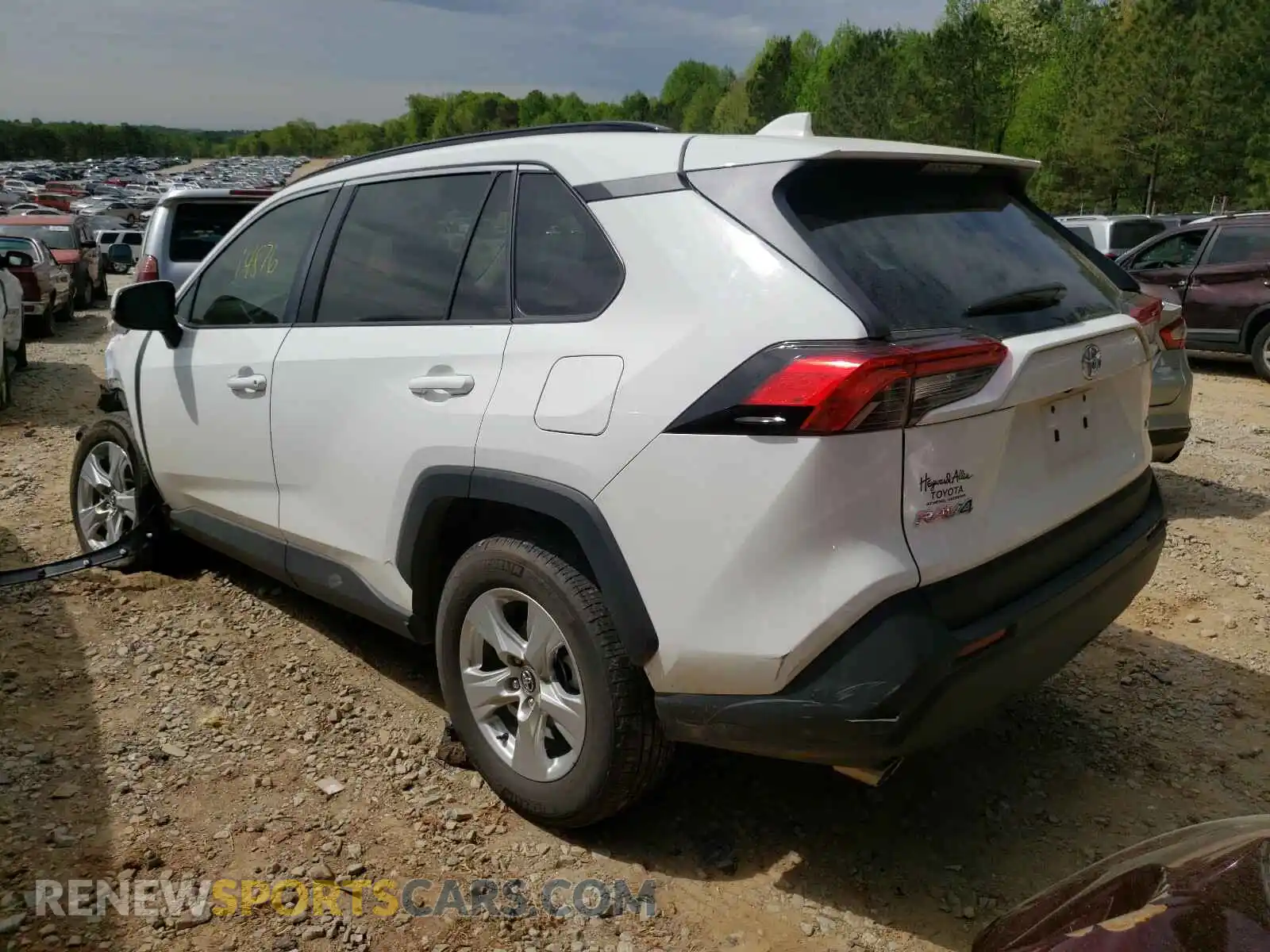 3 Photograph of a damaged car 2T3W1RFVXLC056950 TOYOTA RAV4 2020
