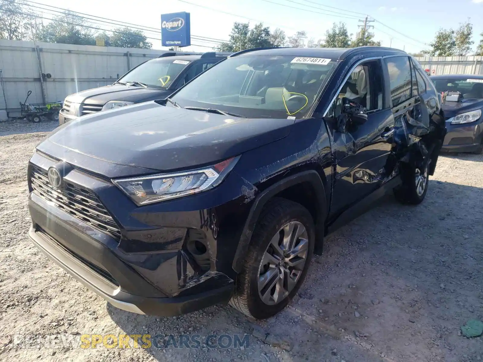 2 Photograph of a damaged car 2T3Y1RFV5LC076516 TOYOTA RAV4 2020