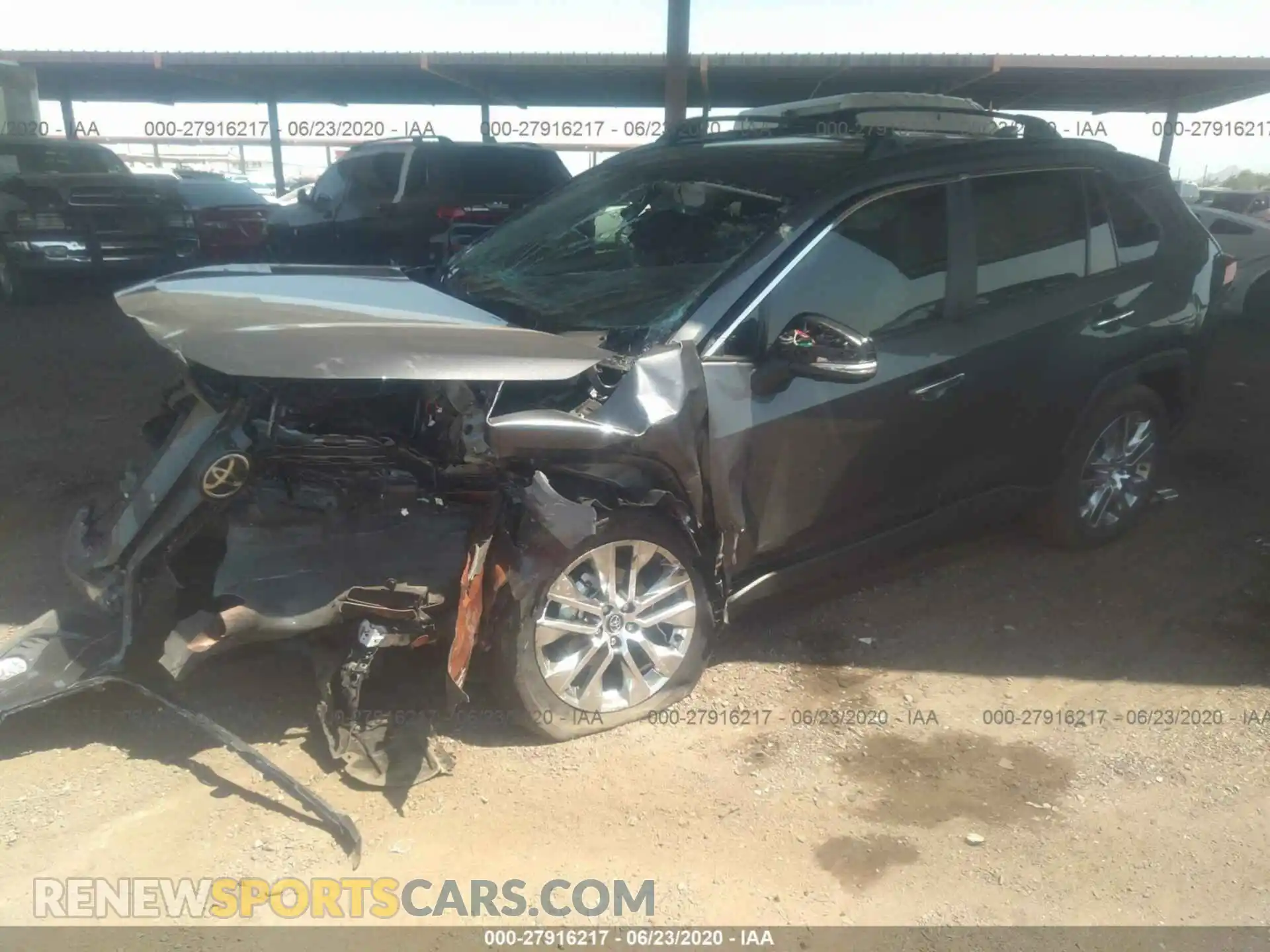 2 Photograph of a damaged car 2T3Y1RFV7LW080954 TOYOTA RAV4 2020