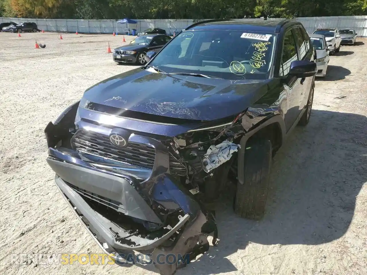 2 Photograph of a damaged car 2T3Y1RFV9LC081637 TOYOTA RAV4 2020