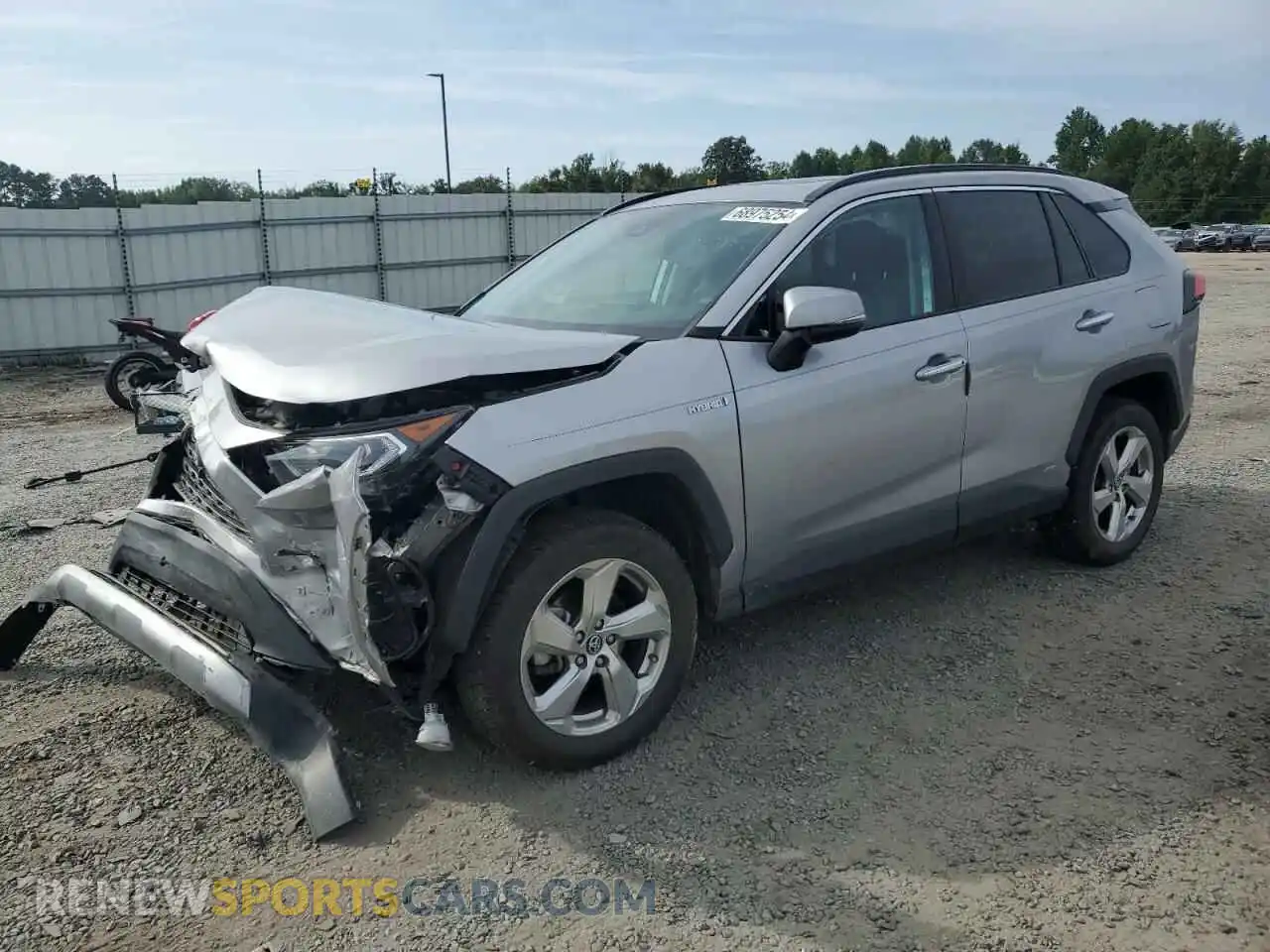 1 Photograph of a damaged car 4T3DWRFV4LU007718 TOYOTA RAV4 2020