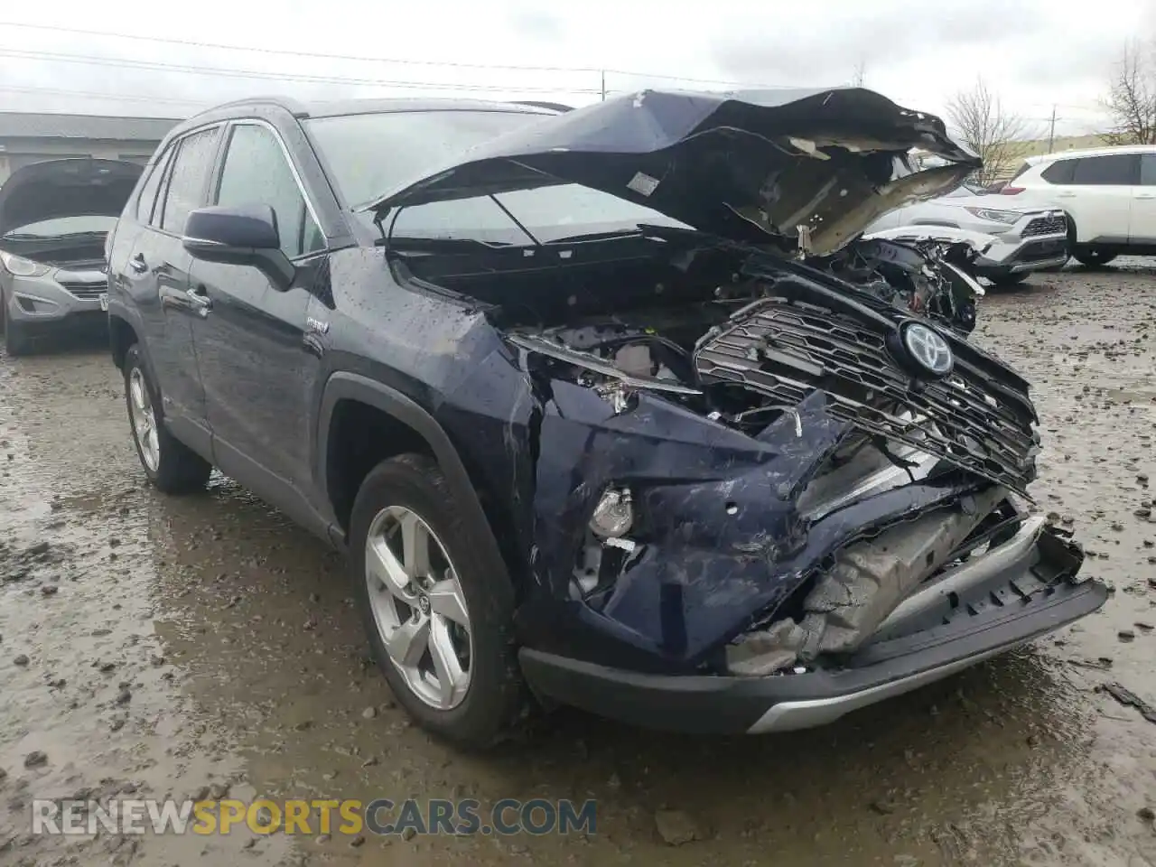 1 Photograph of a damaged car 4T3DWRFV6LU006747 TOYOTA RAV4 2020