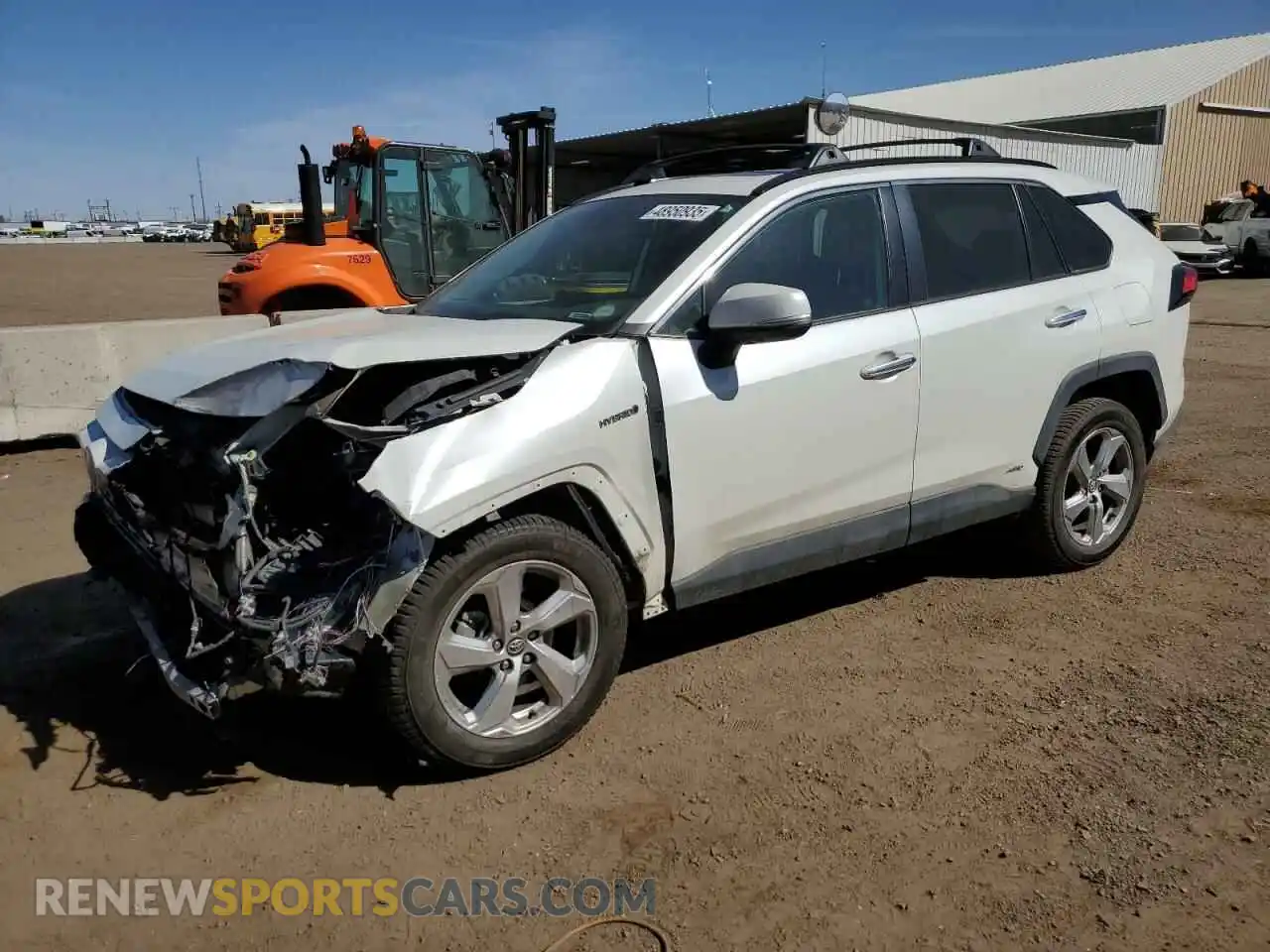 1 Photograph of a damaged car 4T3DWRFV8LU007088 TOYOTA RAV4 2020