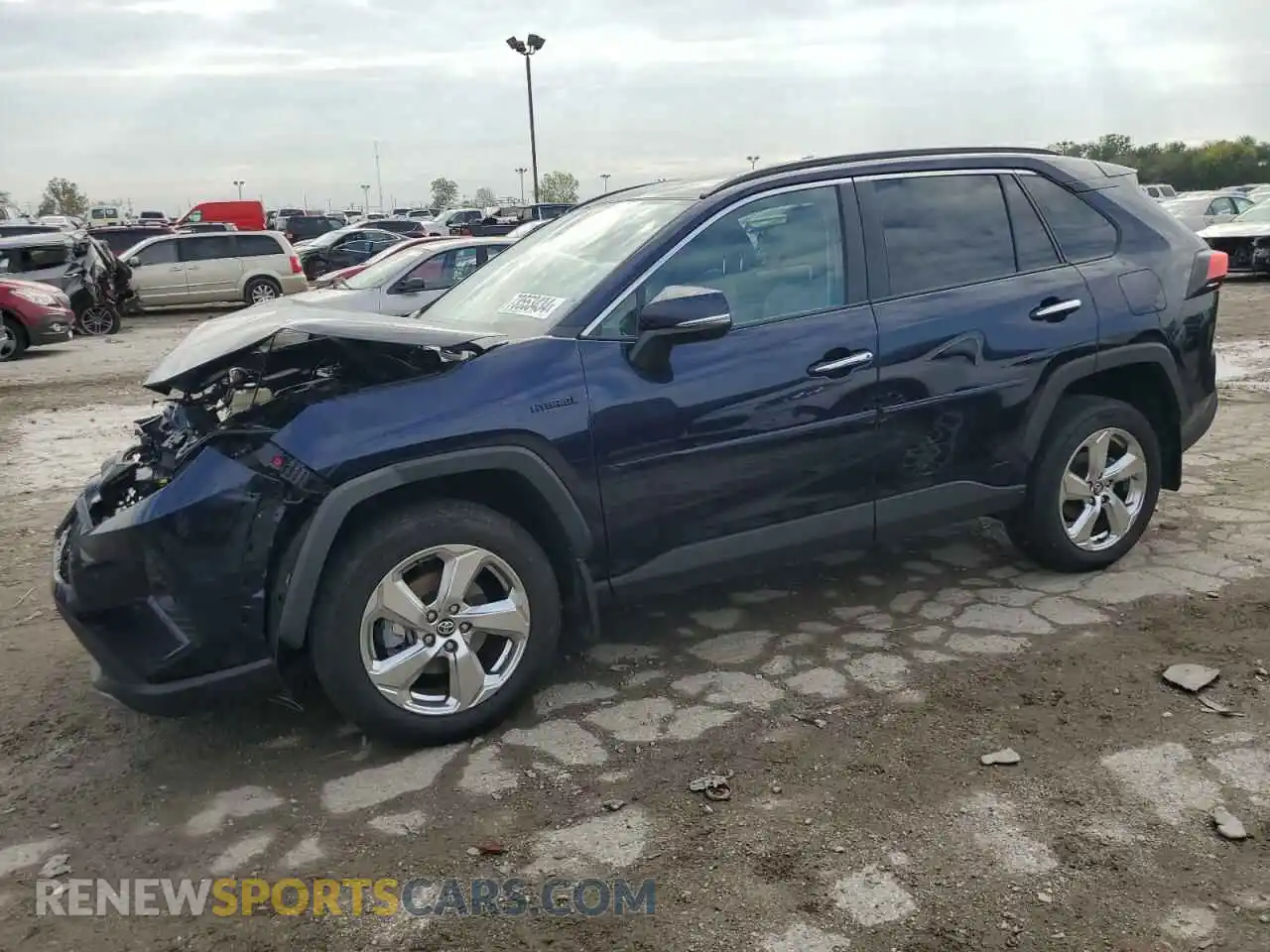 1 Photograph of a damaged car 4T3DWRFV8LU010251 TOYOTA RAV4 2020