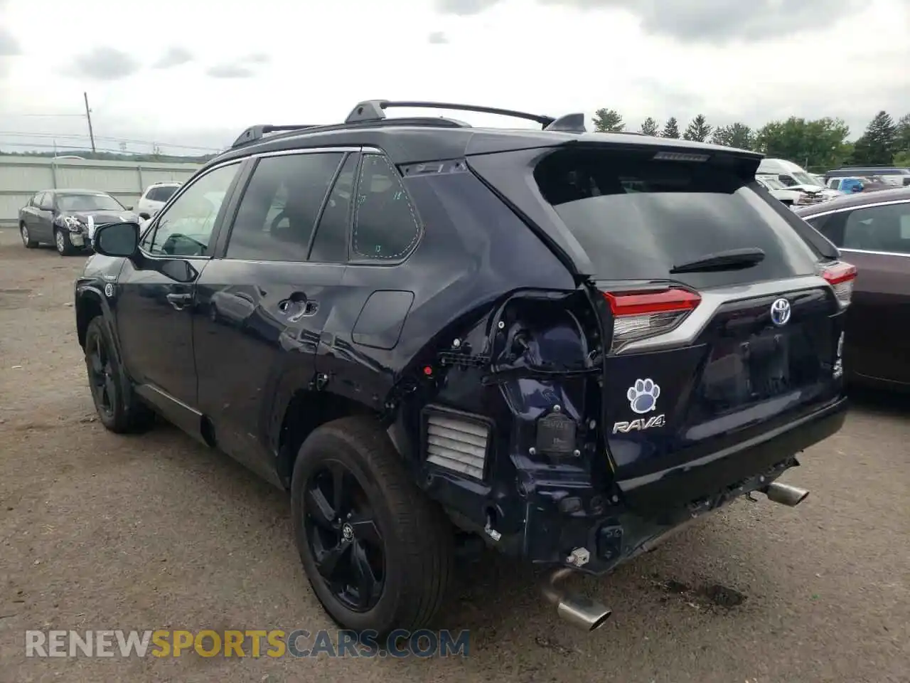 3 Photograph of a damaged car 4T3EWRFV0LU005128 TOYOTA RAV4 2020