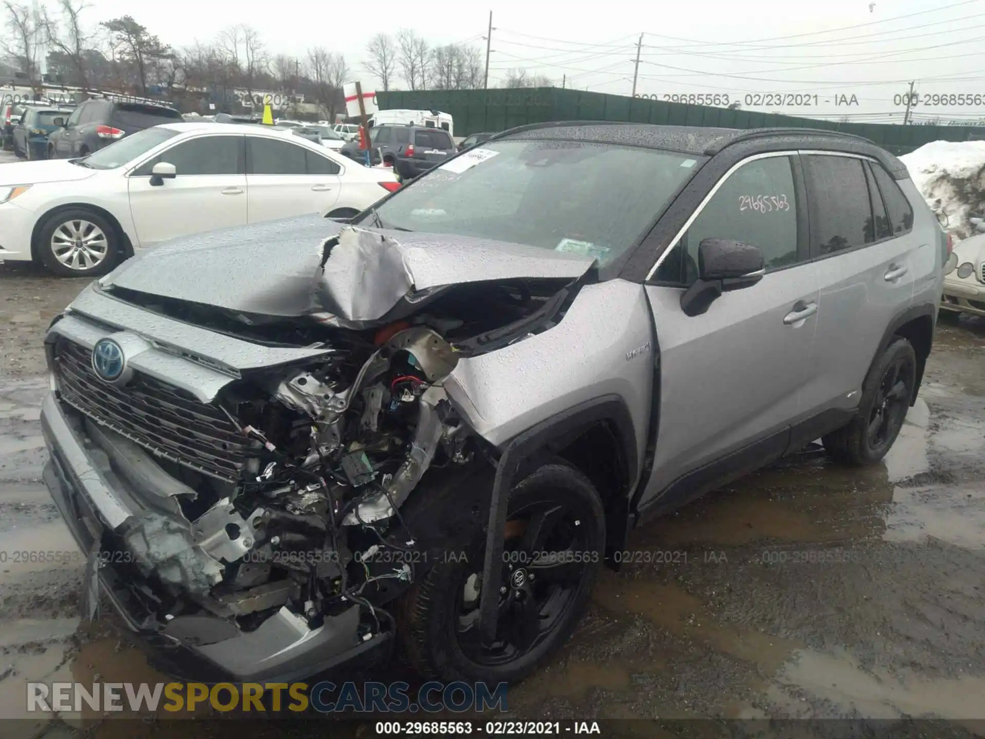 2 Photograph of a damaged car 4T3EWRFV0LU007980 TOYOTA RAV4 2020