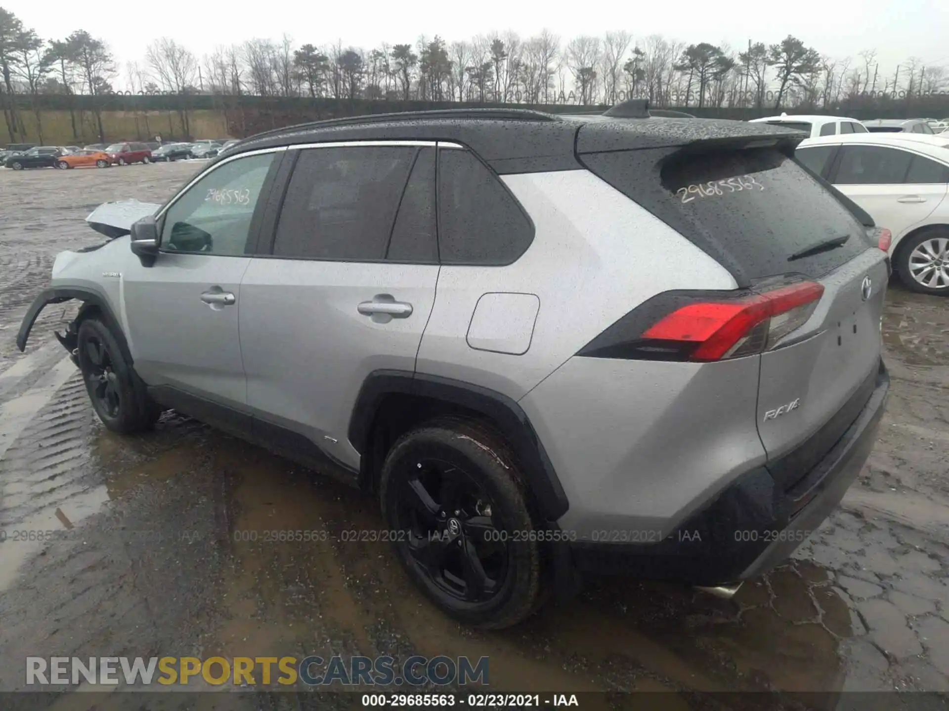 3 Photograph of a damaged car 4T3EWRFV0LU007980 TOYOTA RAV4 2020