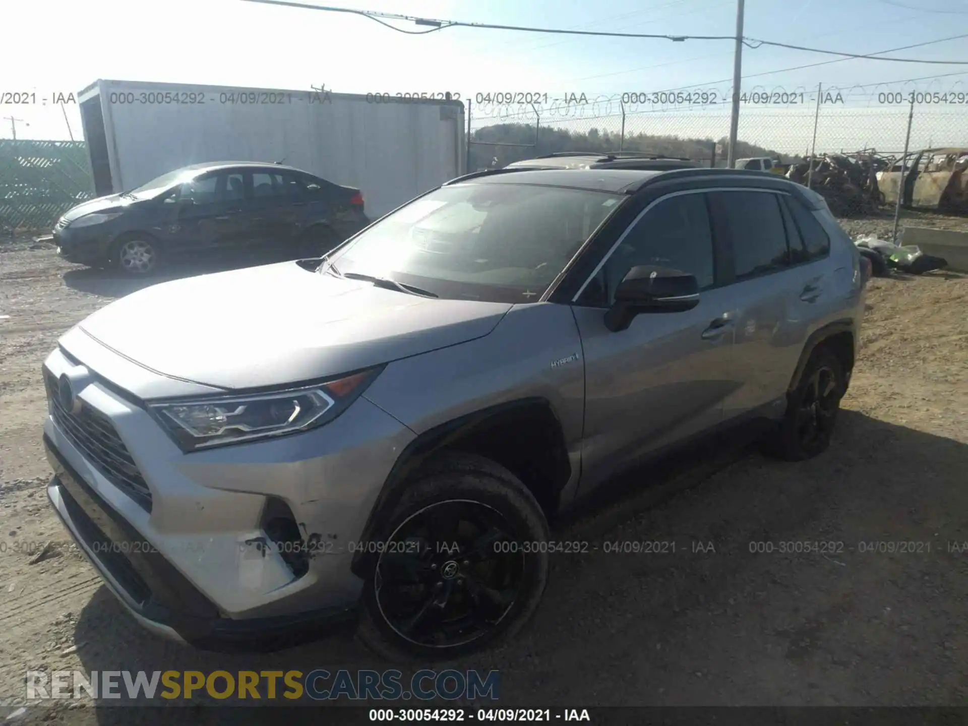 2 Photograph of a damaged car 4T3EWRFV6LU004677 TOYOTA RAV4 2020