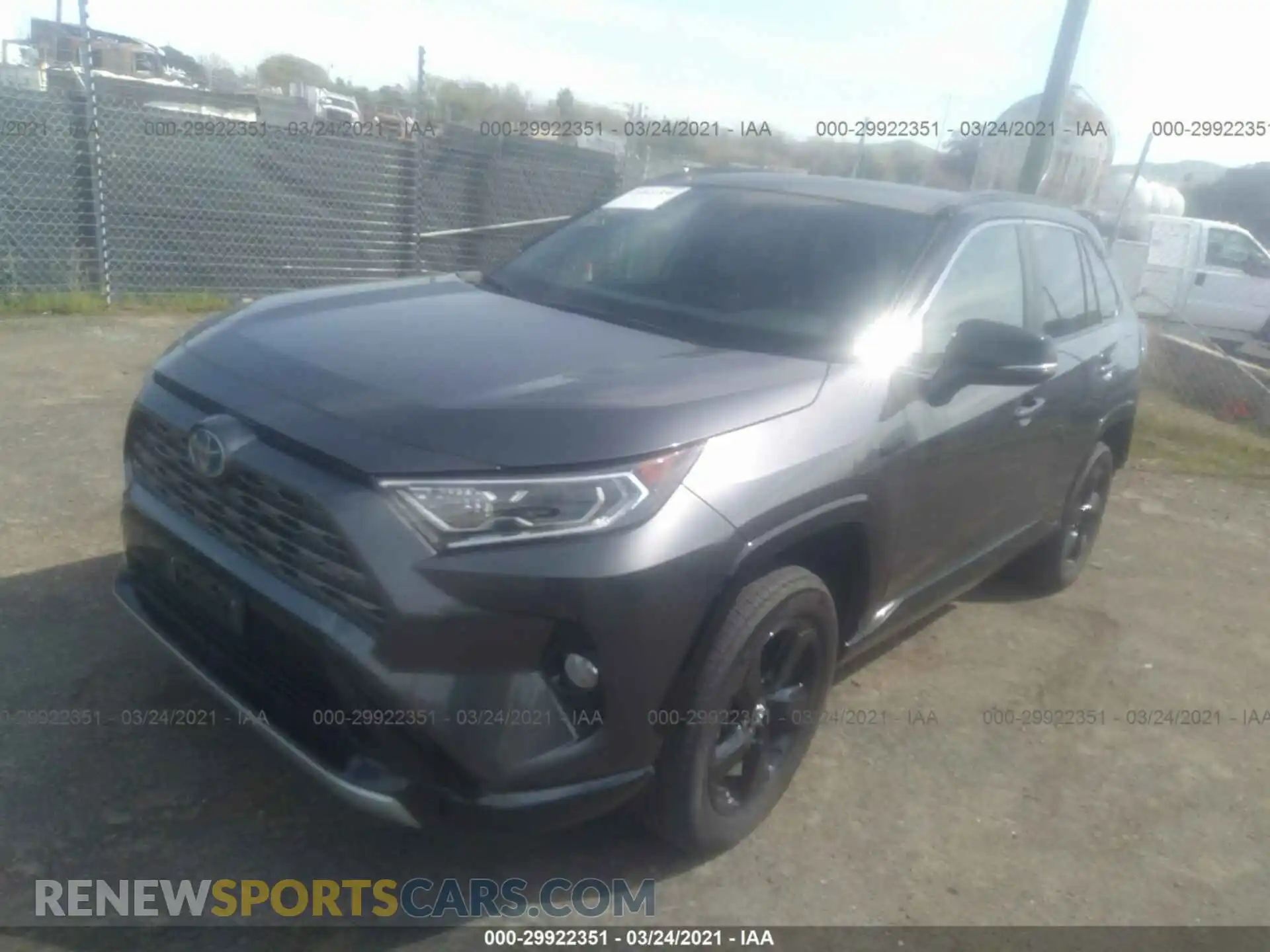 2 Photograph of a damaged car 4T3EWRFV9LU001840 TOYOTA RAV4 2020