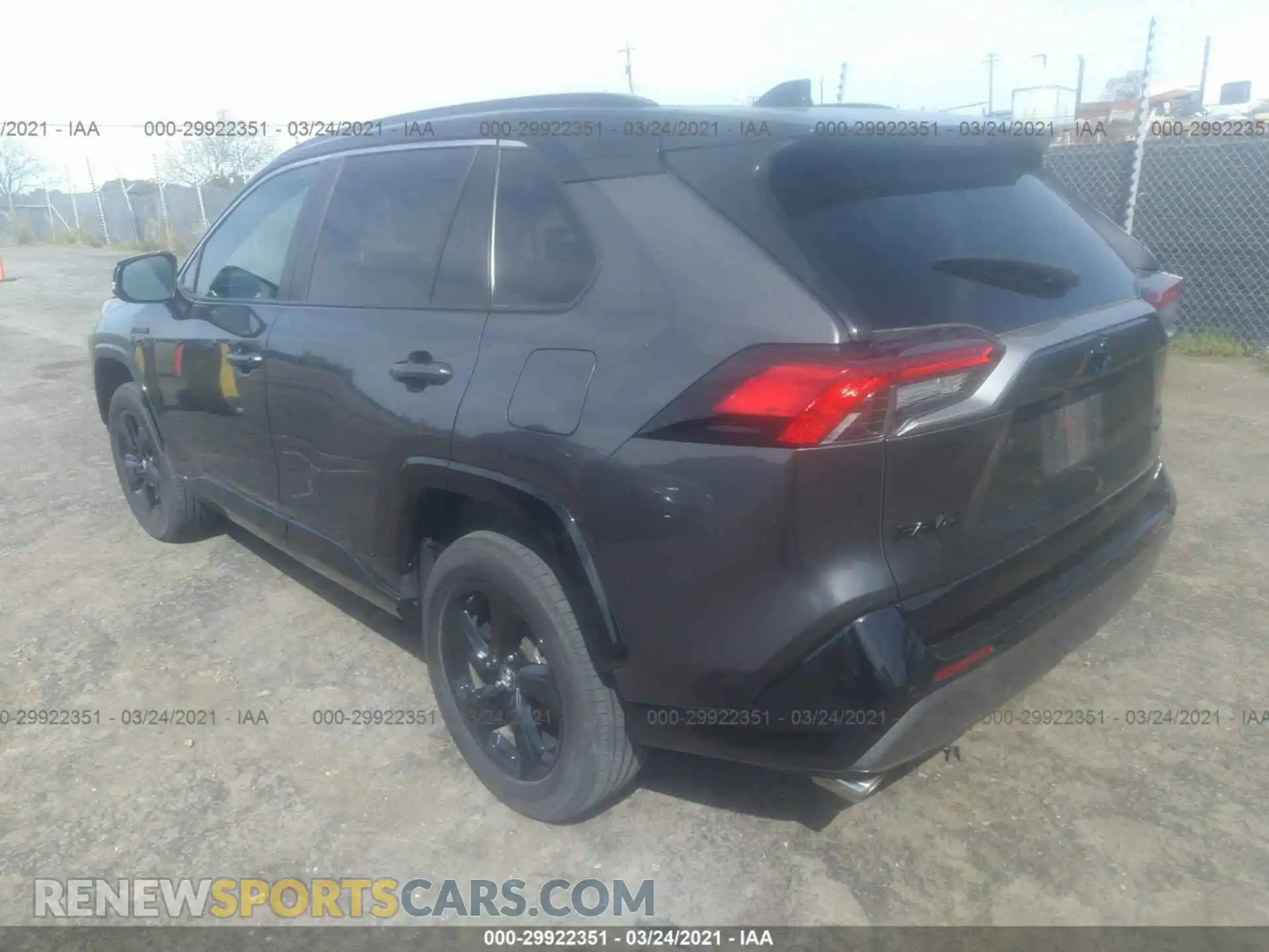 3 Photograph of a damaged car 4T3EWRFV9LU001840 TOYOTA RAV4 2020