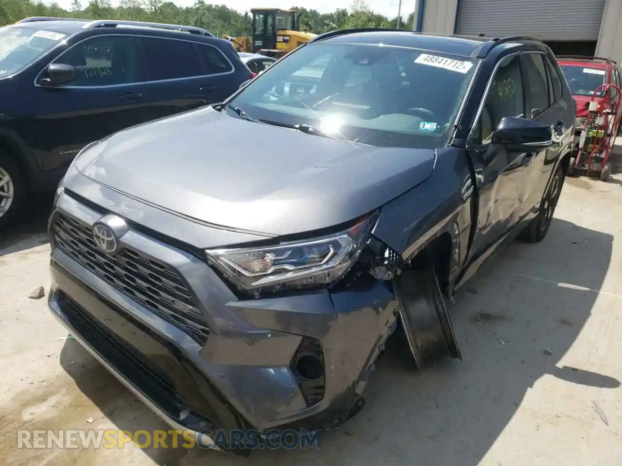 2 fotografías del automóvil dañado 4T3EWRFV9LU006908 TOYOTA RAV4 2020