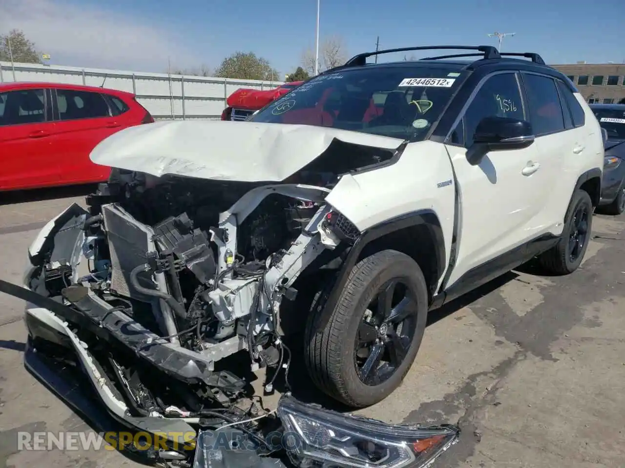 2 Photograph of a damaged car 4T3EWRFVXLU006559 TOYOTA RAV4 2020