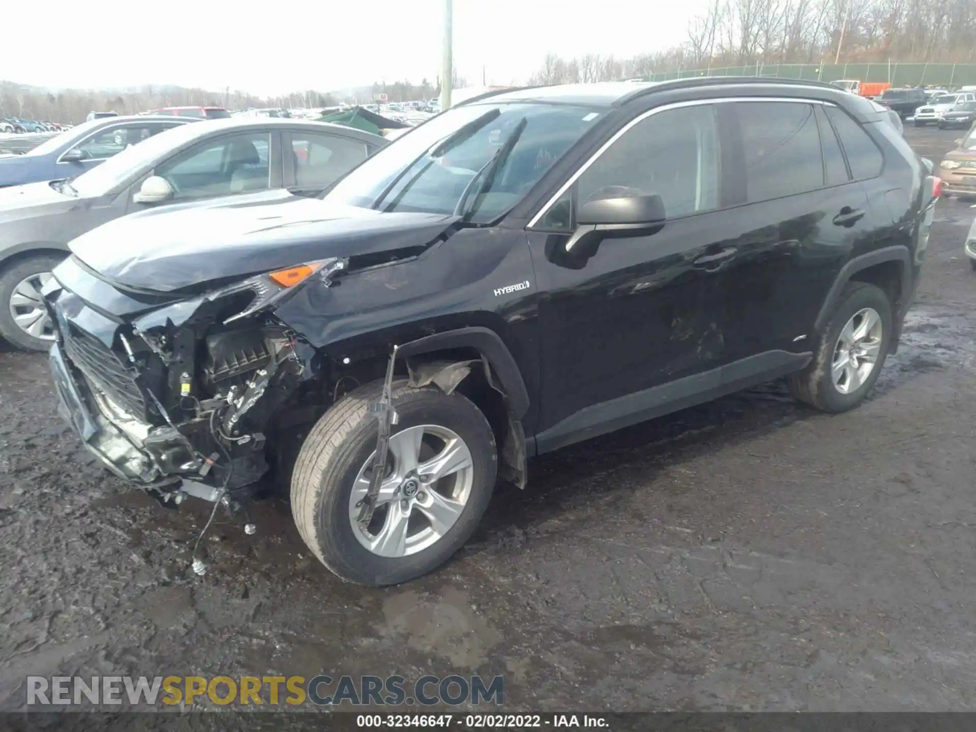 2 Photograph of a damaged car 4T3L6RFV6LU003035 TOYOTA RAV4 2020