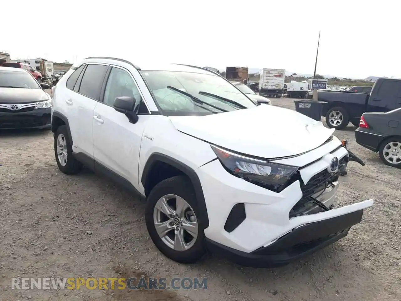 1 Photograph of a damaged car 4T3LWRFV6LU002175 TOYOTA RAV4 2020