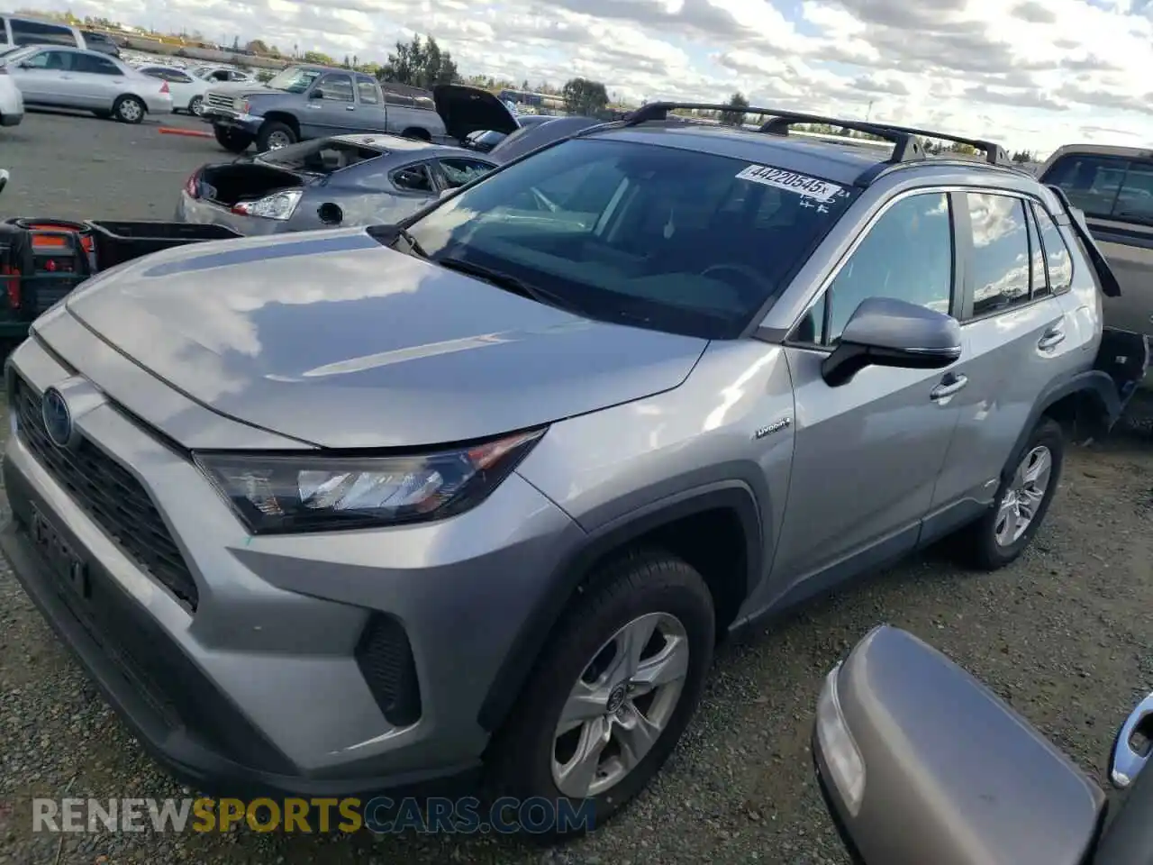 1 Photograph of a damaged car 4T3MWRFV0LU009854 TOYOTA RAV4 2020