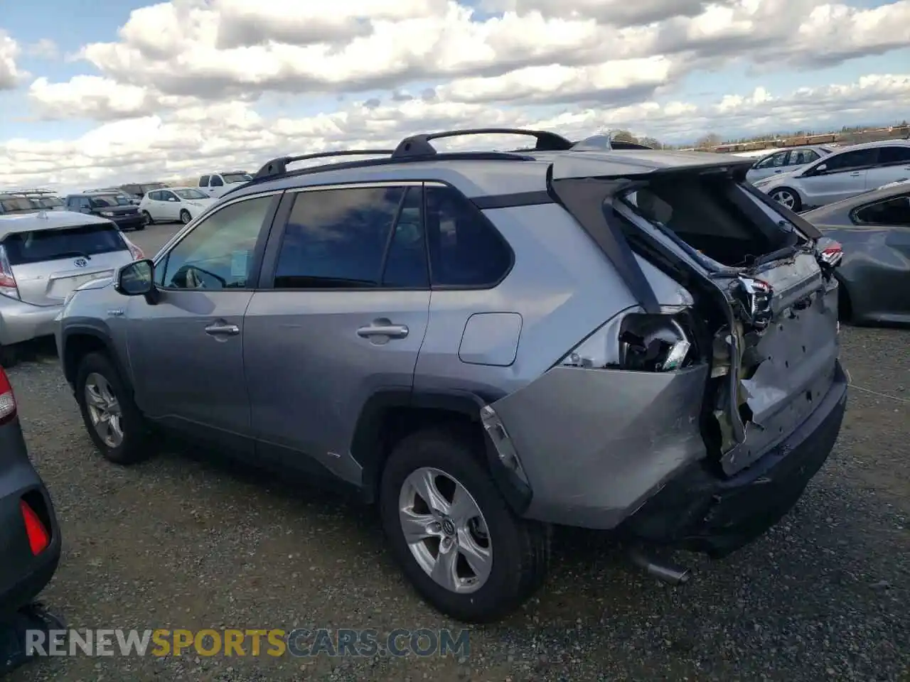 2 Photograph of a damaged car 4T3MWRFV0LU009854 TOYOTA RAV4 2020
