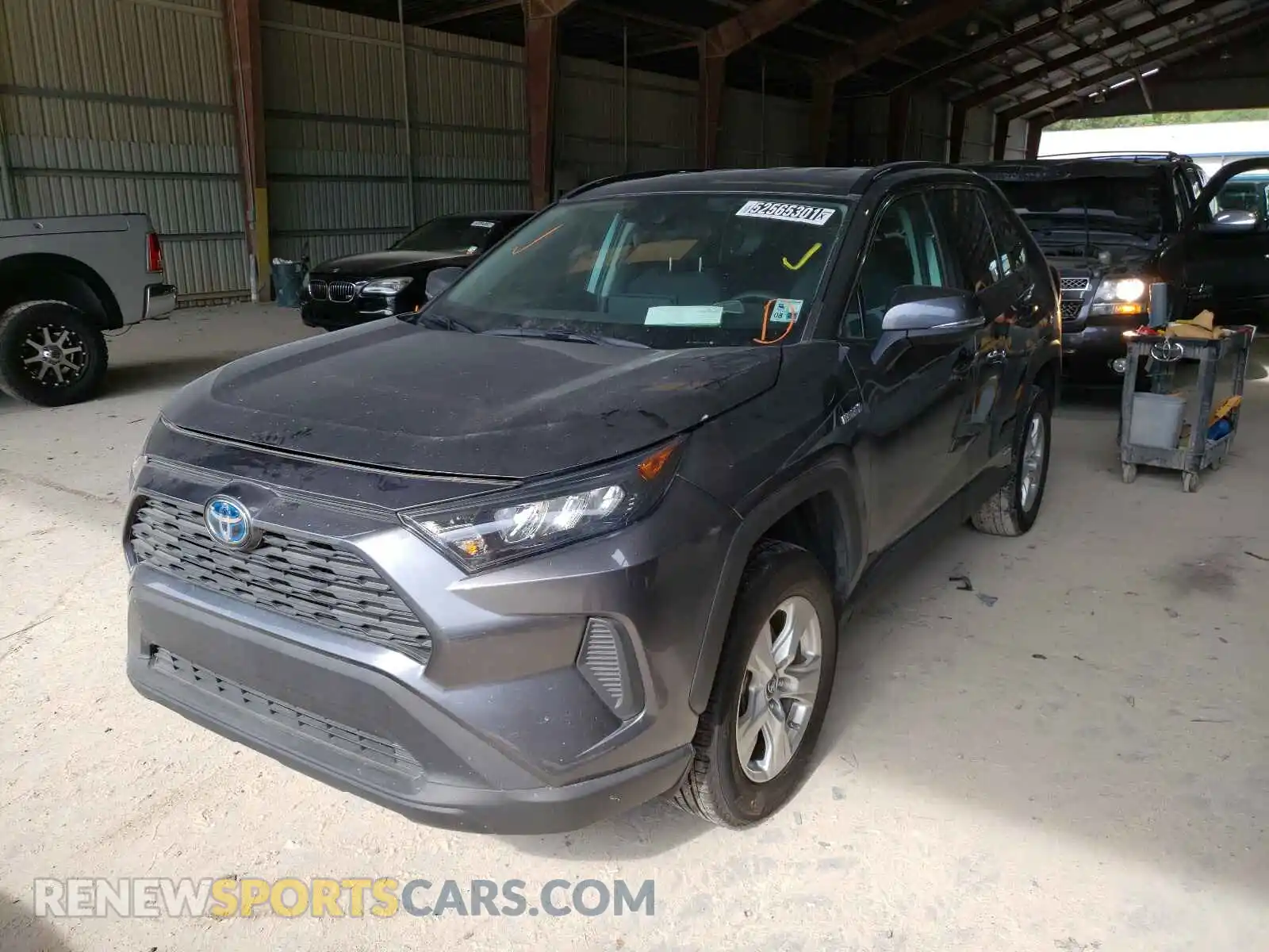 2 Photograph of a damaged car 4T3MWRFV9LU007701 TOYOTA RAV4 2020
