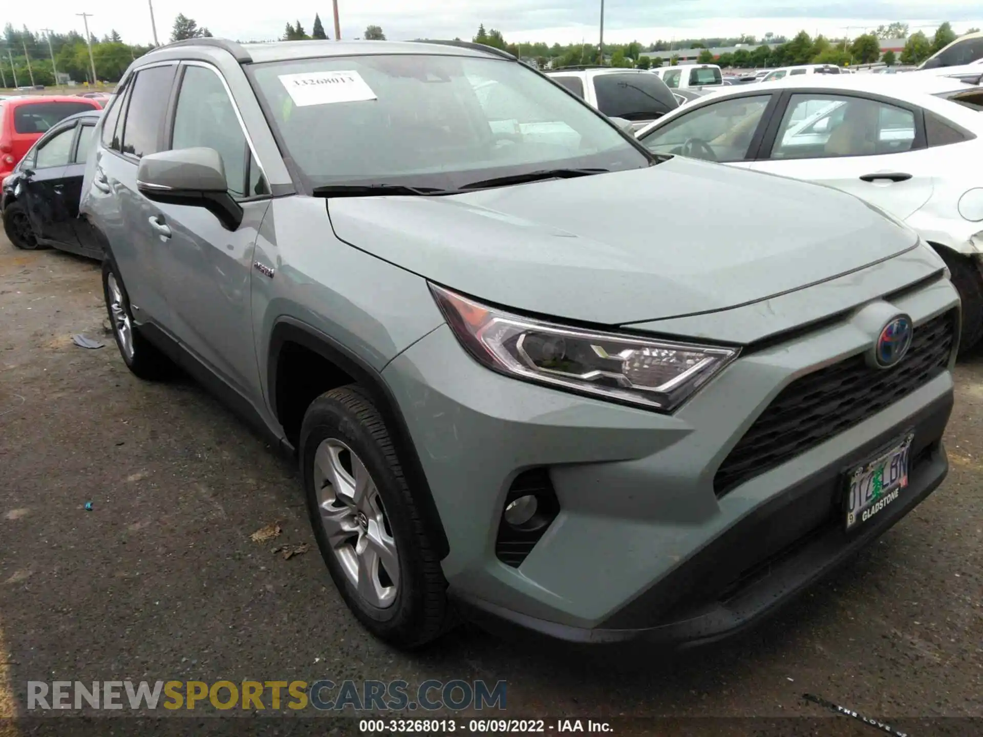 1 Photograph of a damaged car 4T3RWRFV3LU003343 TOYOTA RAV4 2020