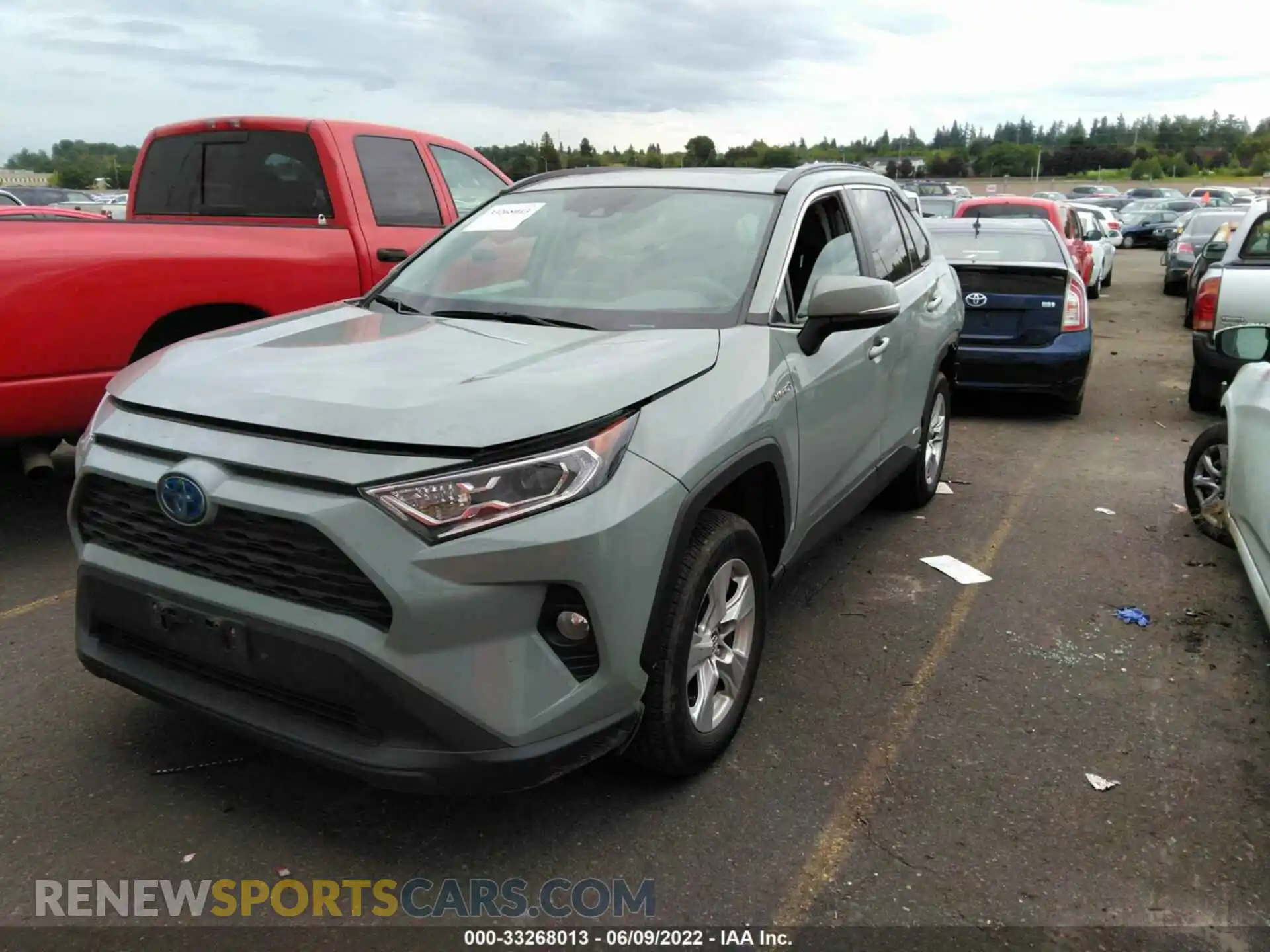 2 Photograph of a damaged car 4T3RWRFV3LU003343 TOYOTA RAV4 2020