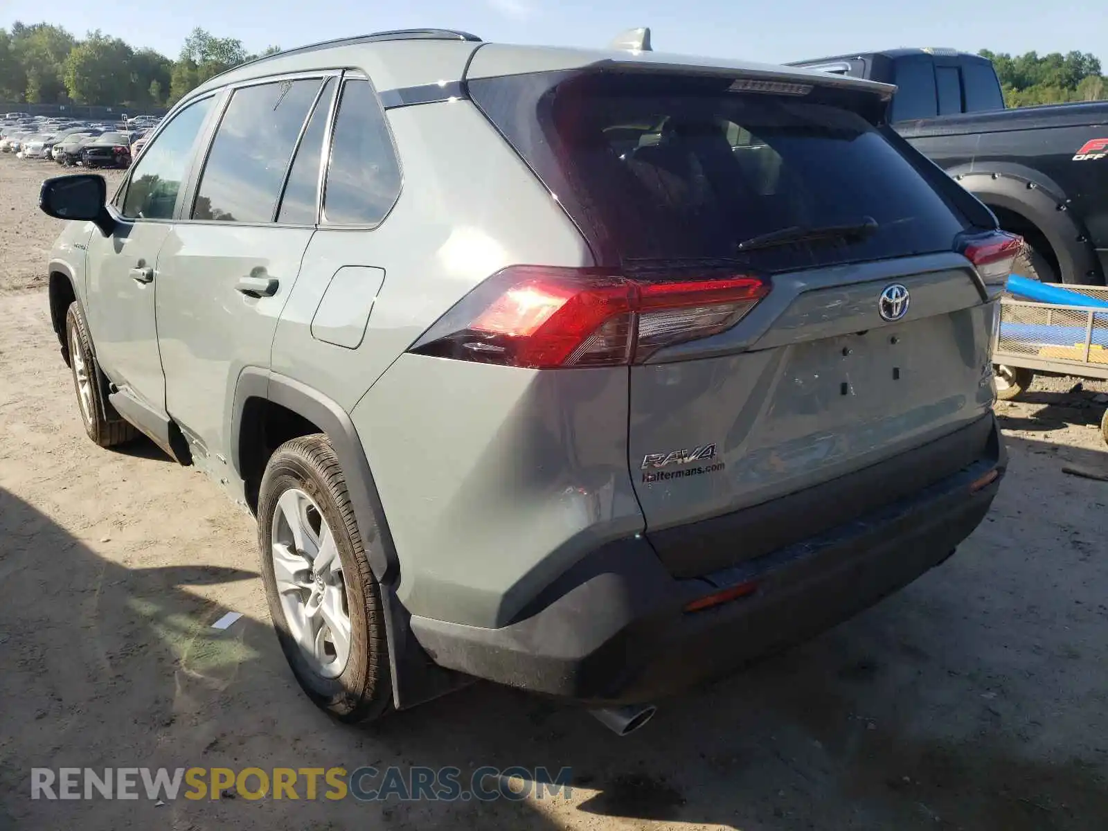 3 fotografías del automóvil dañado 4T3RWRFV5LU003781 TOYOTA RAV4 2020