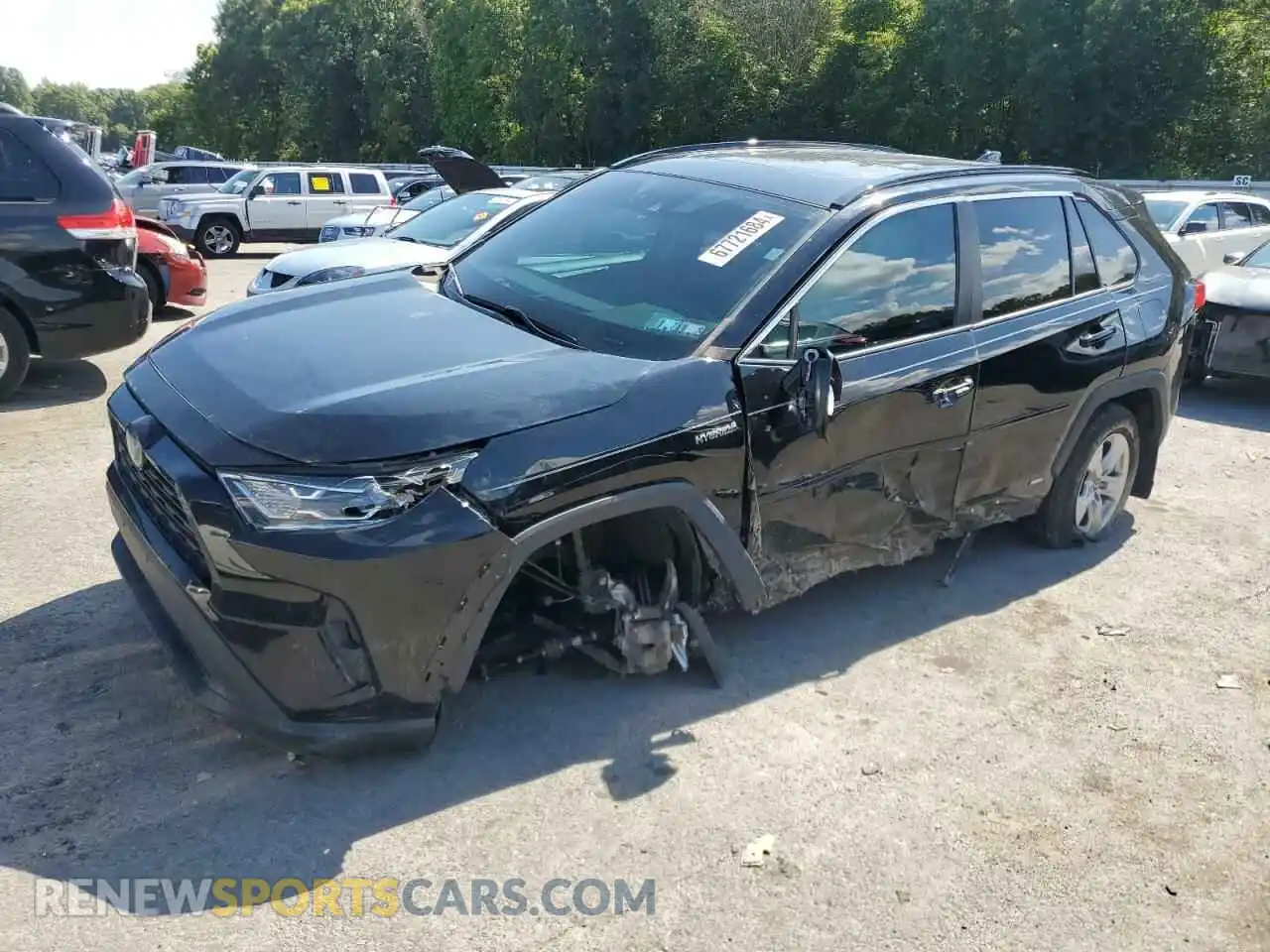 1 fotografías del automóvil dañado 4T3RWRFV8LU004617 TOYOTA RAV4 2020