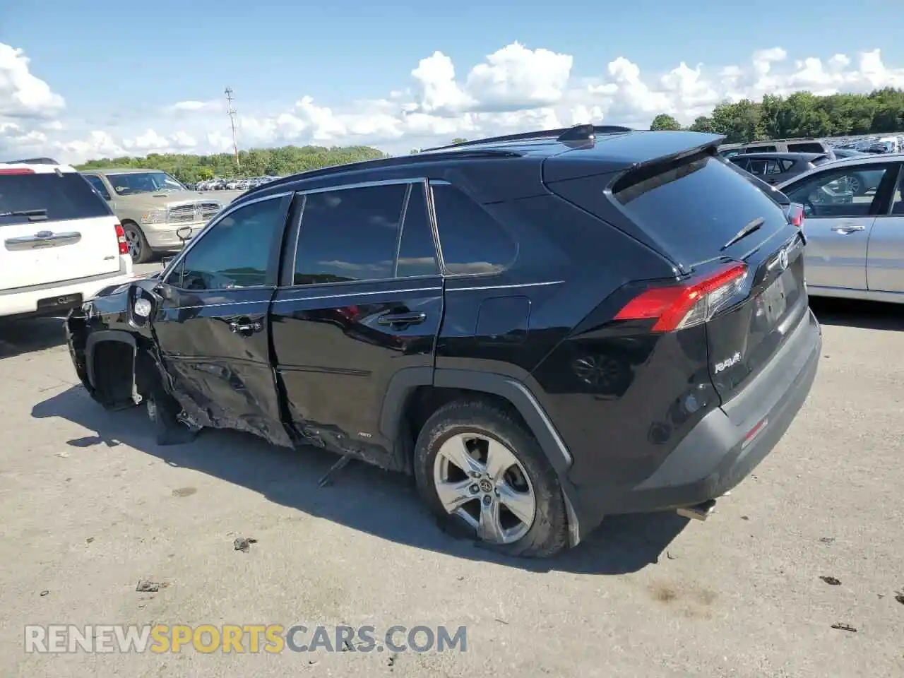 2 fotografías del automóvil dañado 4T3RWRFV8LU004617 TOYOTA RAV4 2020