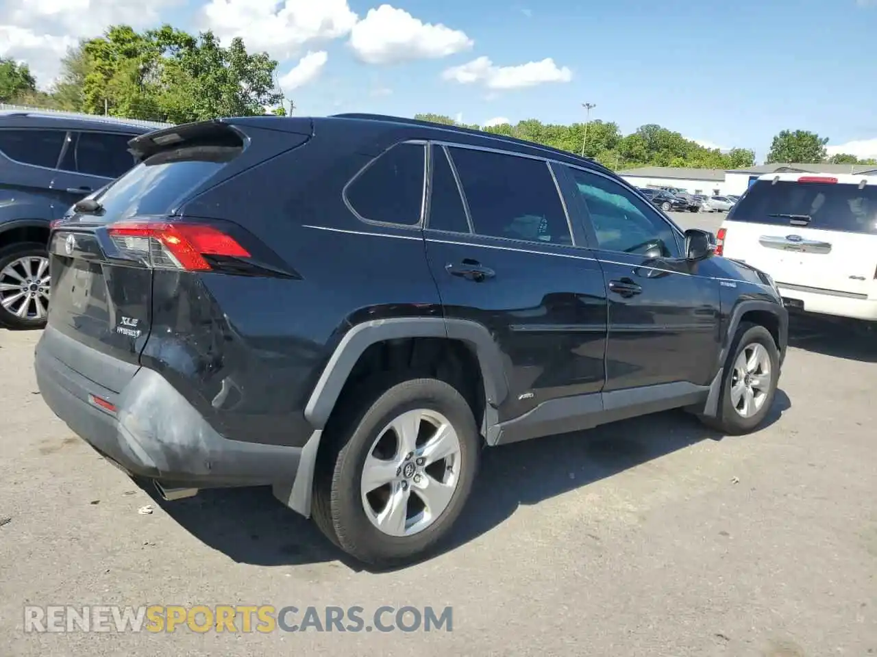 3 fotografías del automóvil dañado 4T3RWRFV8LU004617 TOYOTA RAV4 2020