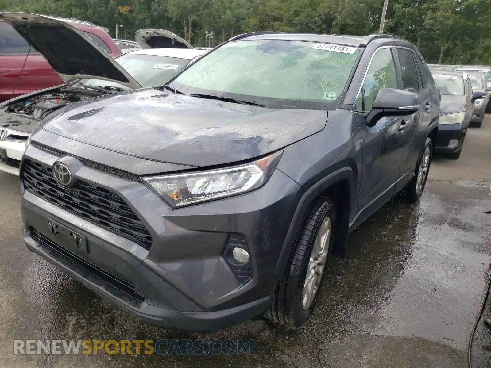 2 Photograph of a damaged car JTMA1RFV8LD529489 TOYOTA RAV4 2020