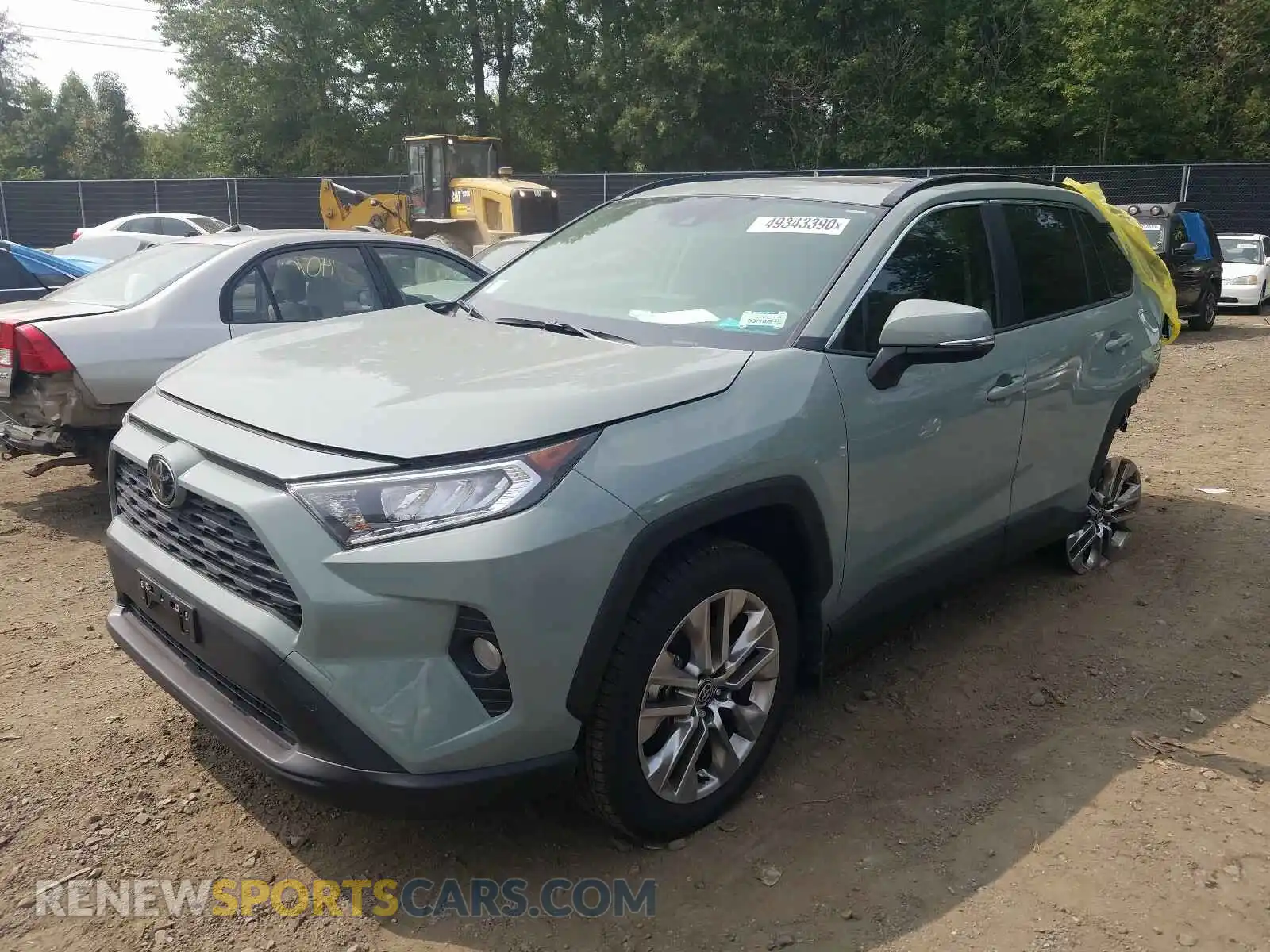 2 Photograph of a damaged car JTMA1RFVXLD054881 TOYOTA RAV4 2020