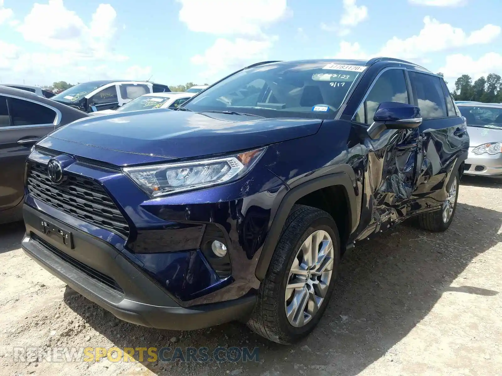 2 Photograph of a damaged car JTMC1RFV2LD520960 TOYOTA RAV4 2020