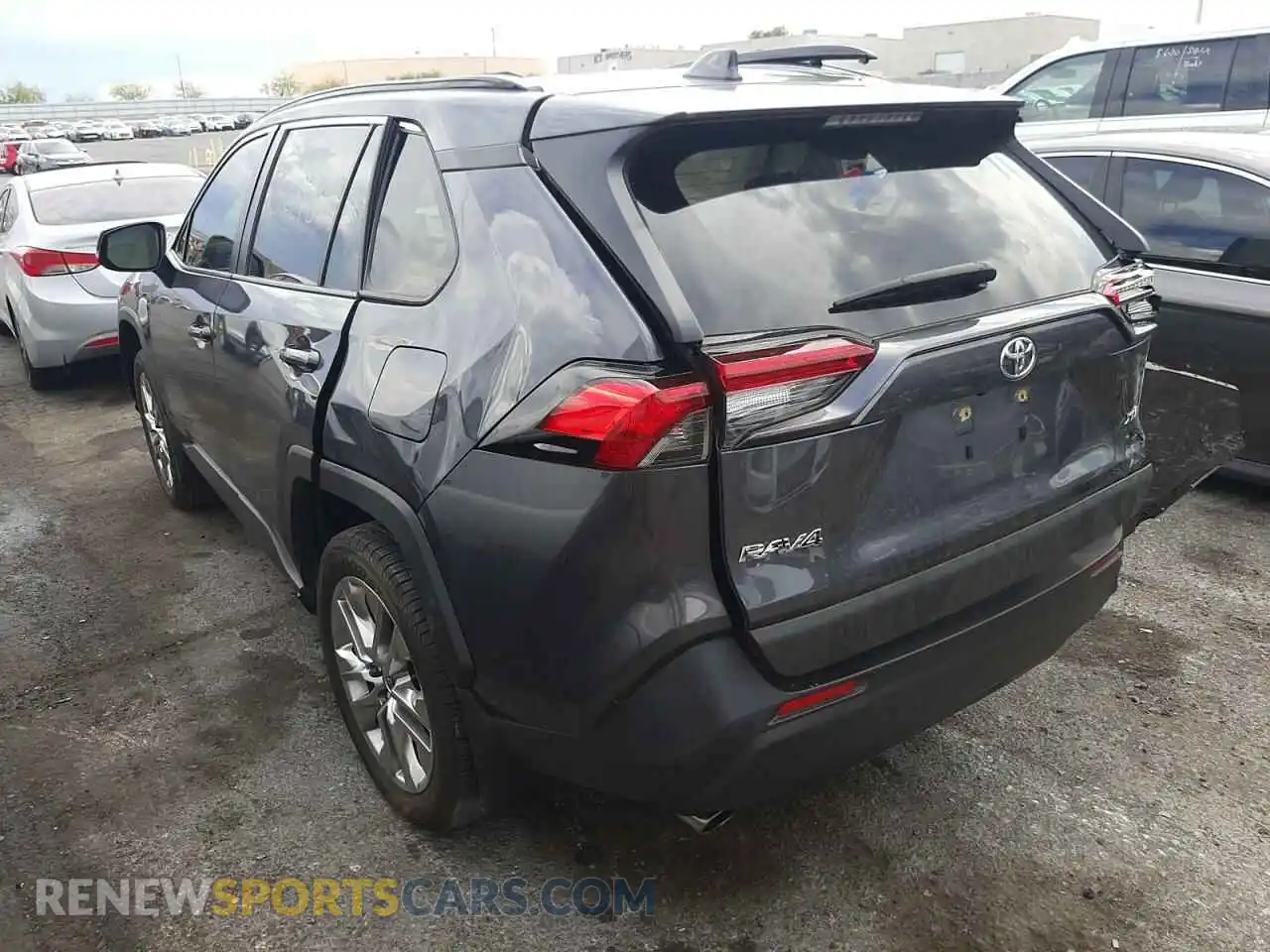 3 fotografías del automóvil dañado JTMC1RFV6LD060282 TOYOTA RAV4 2020