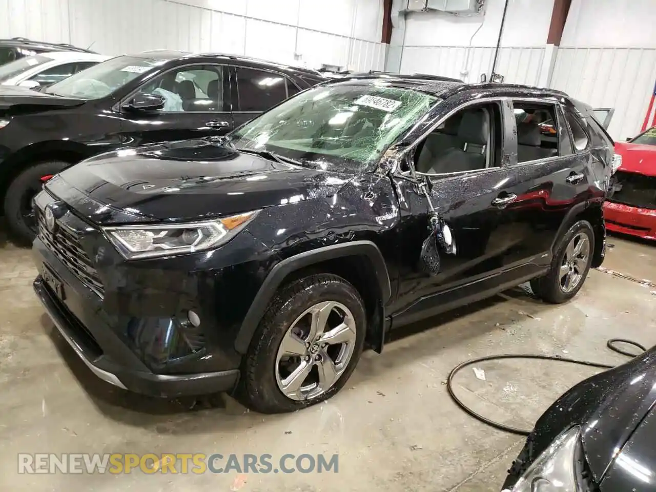 1 Photograph of a damaged car JTMDWRFV1LD537643 TOYOTA RAV4 2020