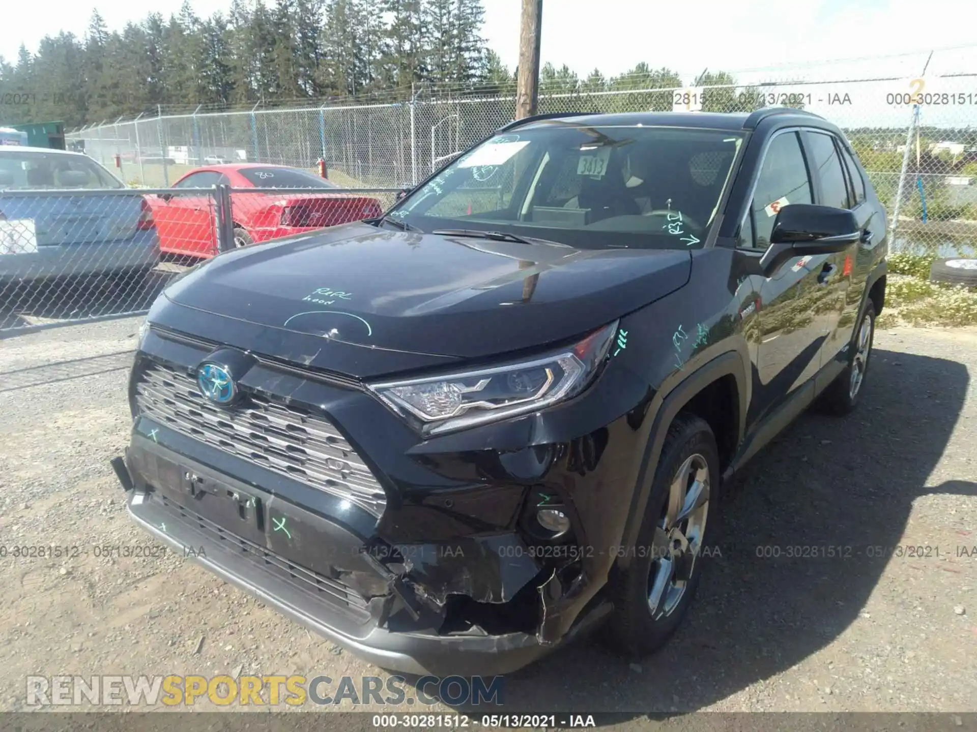 2 Photograph of a damaged car JTMDWRFV2LD535545 TOYOTA RAV4 2020
