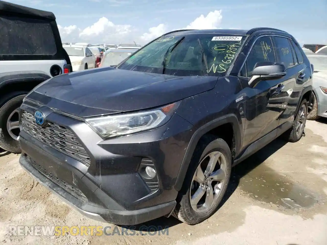 2 Photograph of a damaged car JTMDWRFV5LD059078 TOYOTA RAV4 2020