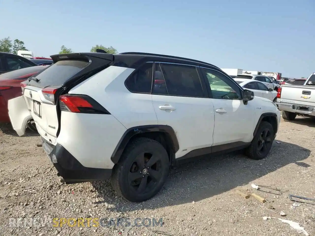 3 Photograph of a damaged car JTME6RFV0LD500698 TOYOTA RAV4 2020