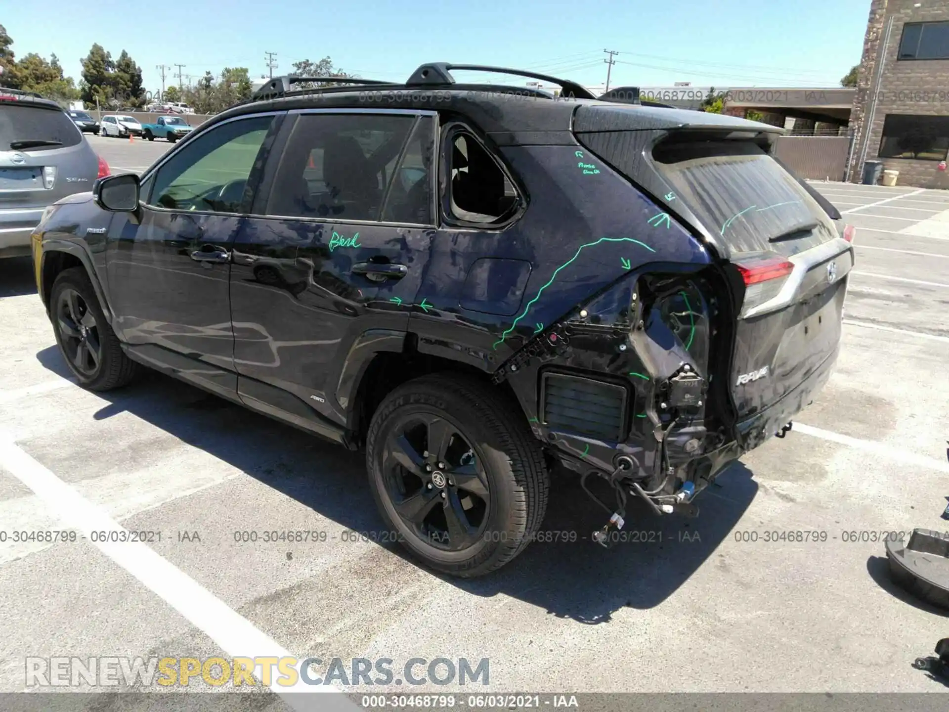 3 Photograph of a damaged car JTMEWRFV0LD539100 TOYOTA RAV4 2020