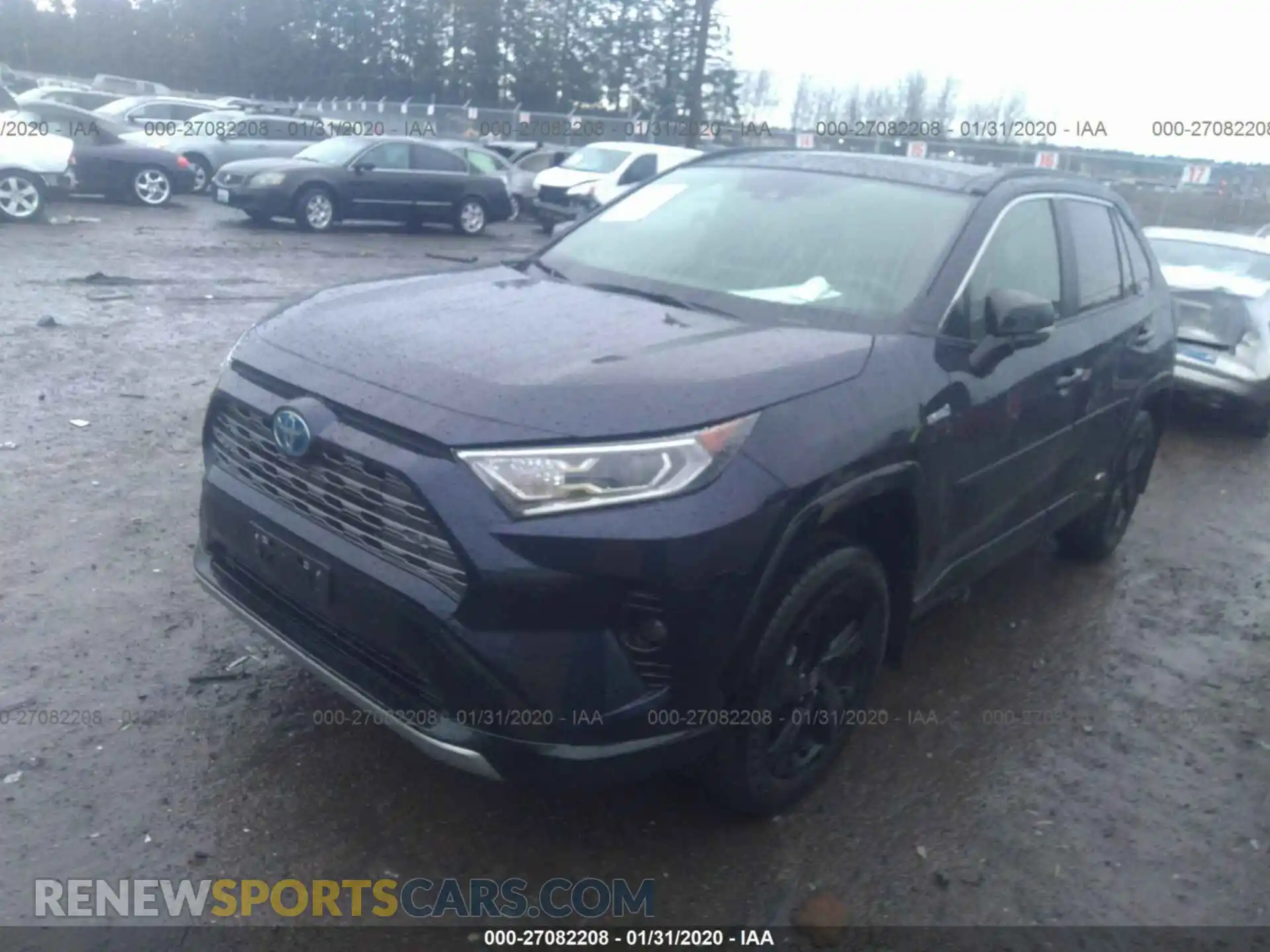 2 Photograph of a damaged car JTMEWRFV2LD528065 TOYOTA RAV4 2020
