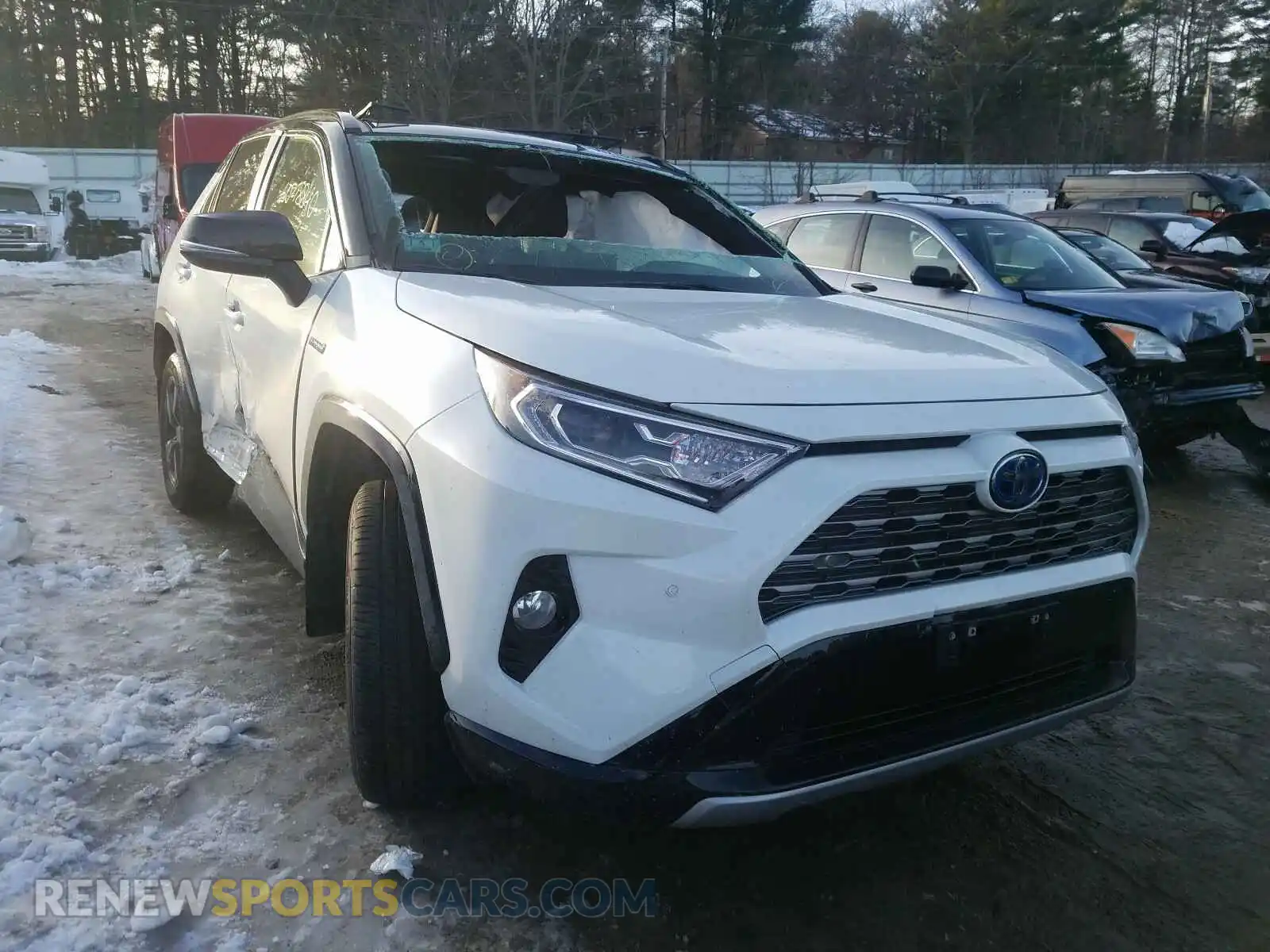 1 Photograph of a damaged car JTMEWRFV2LD531922 TOYOTA RAV4 2020