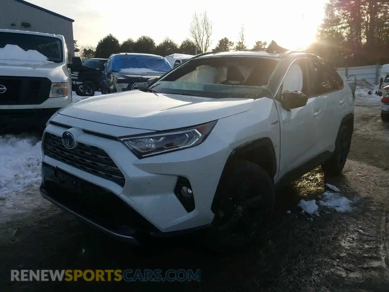2 Photograph of a damaged car JTMEWRFV2LD531922 TOYOTA RAV4 2020