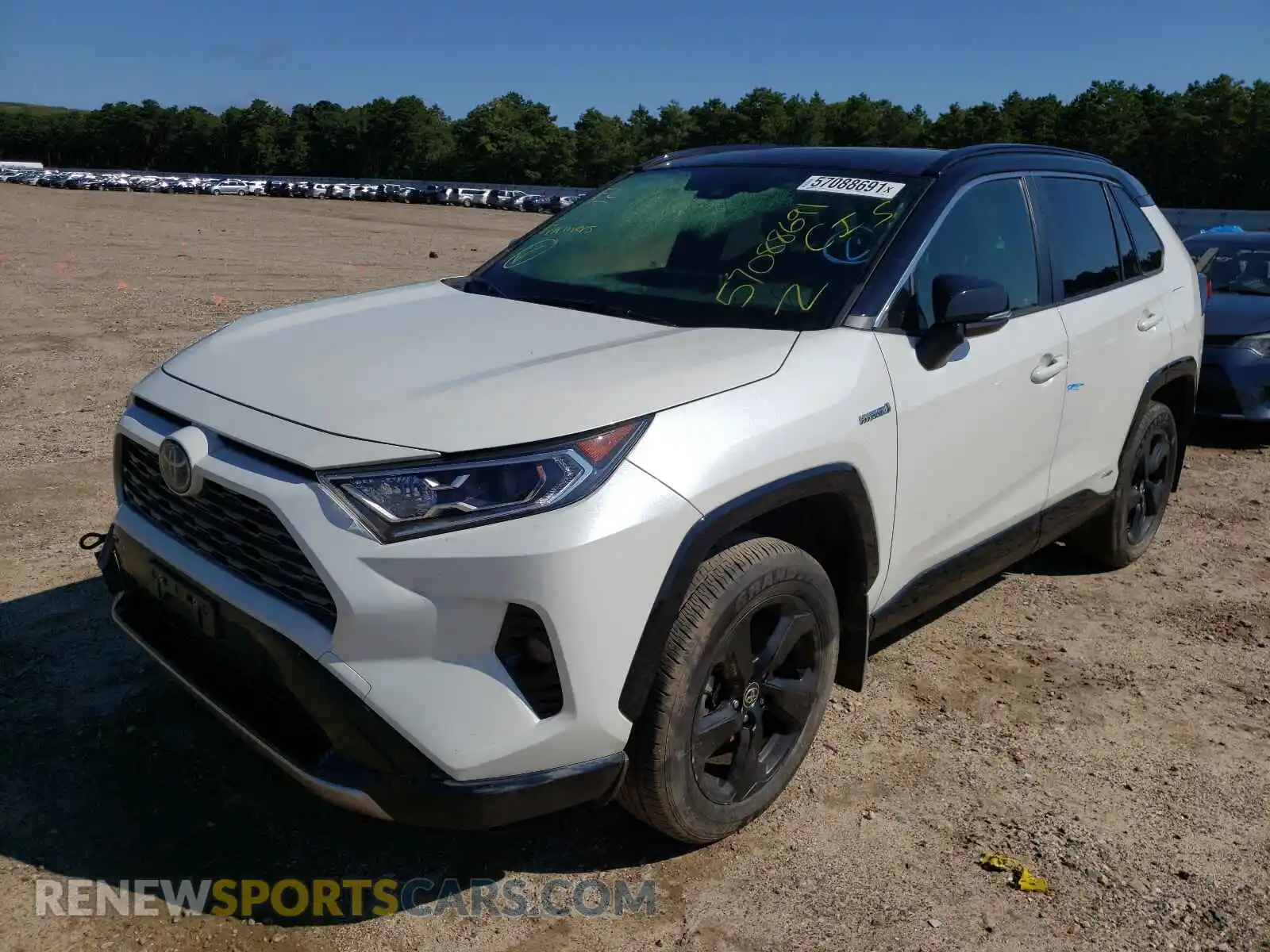 2 Фотография поврежденного автомобиля JTMEWRFV2LJ041692 TOYOTA RAV4 2020