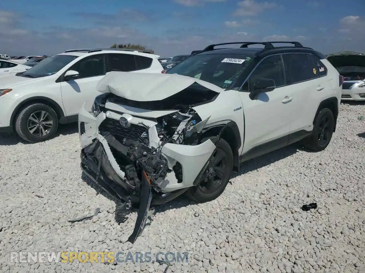 1 Photograph of a damaged car JTMEWRFV3LD532660 TOYOTA RAV4 2020