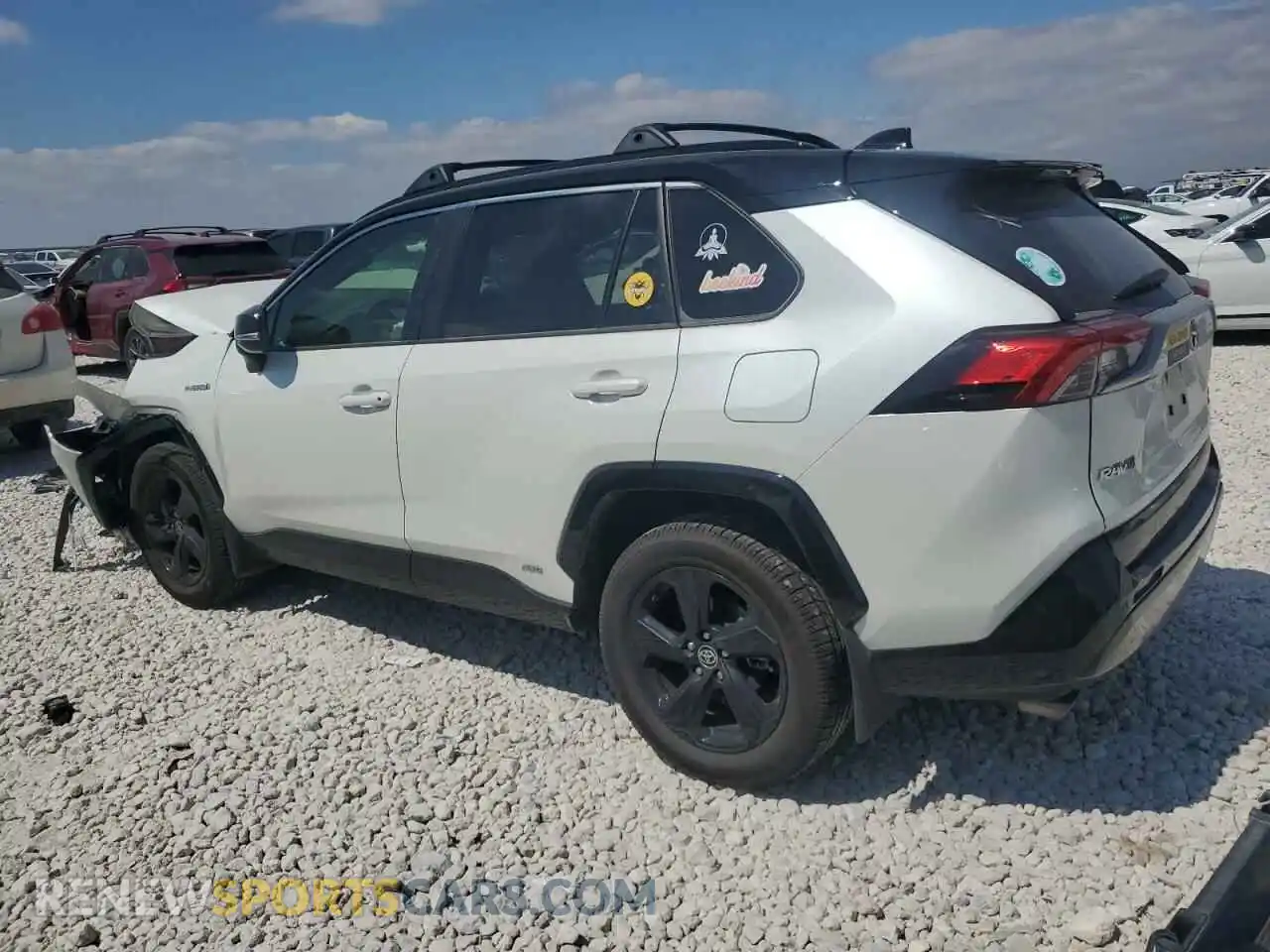 2 Photograph of a damaged car JTMEWRFV3LD532660 TOYOTA RAV4 2020