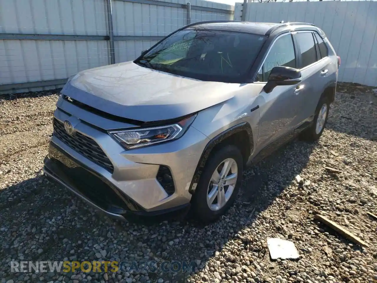 2 Photograph of a damaged car JTMEWRFV3LJ032533 TOYOTA RAV4 2020