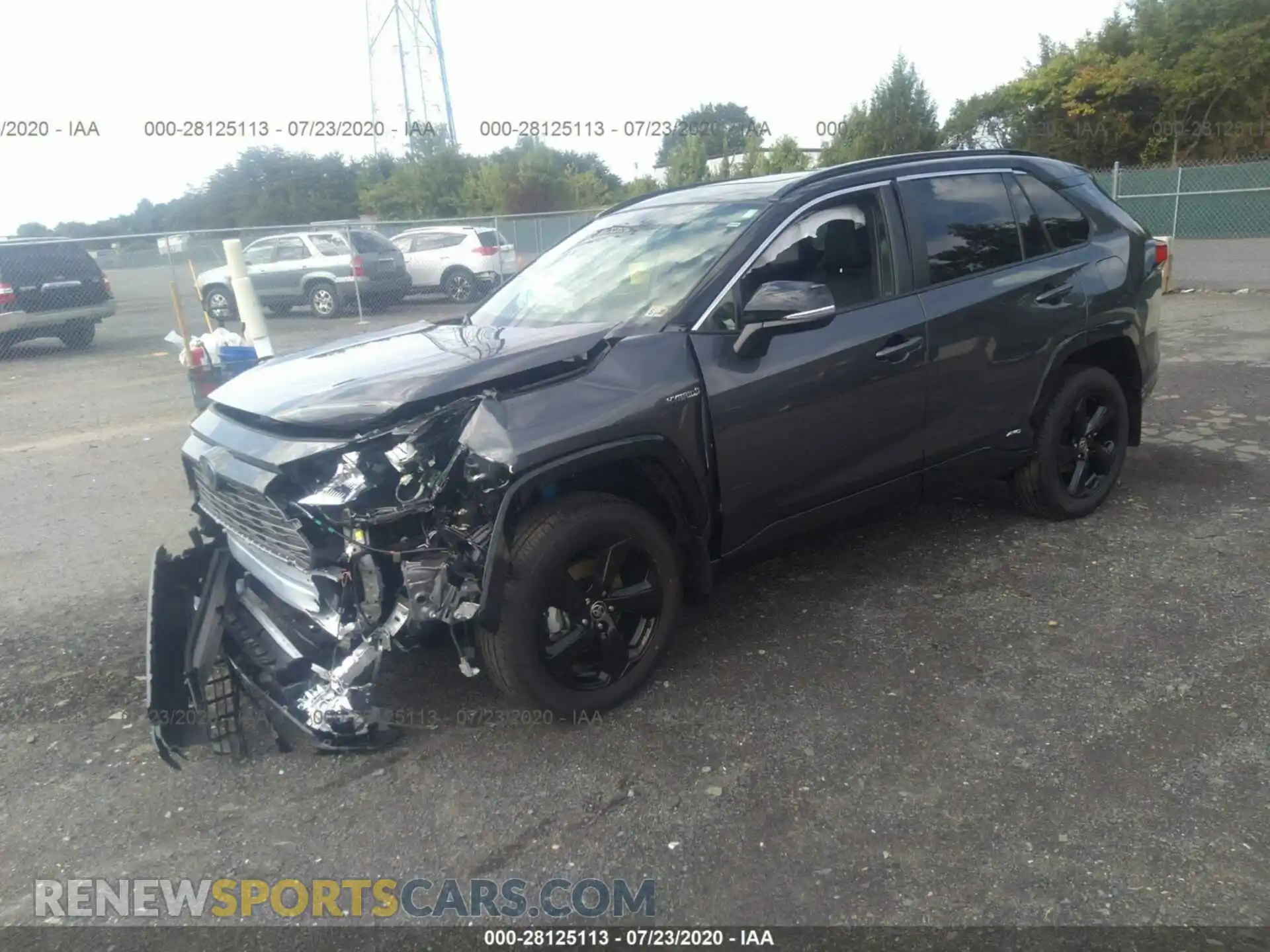 2 Photograph of a damaged car JTMEWRFV3LJ044472 TOYOTA RAV4 2020