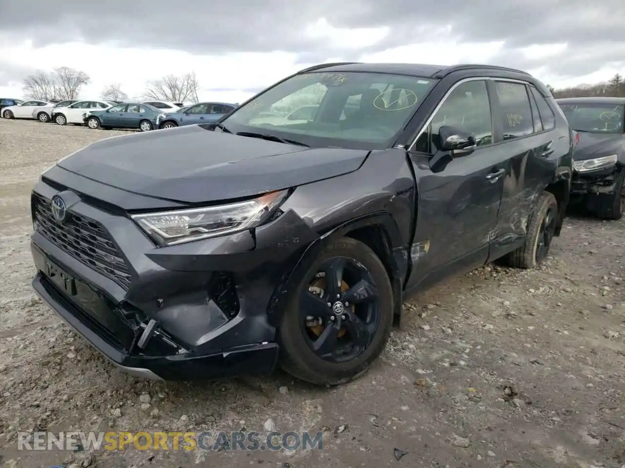 2 Photograph of a damaged car JTMEWRFV5LD532322 TOYOTA RAV4 2020