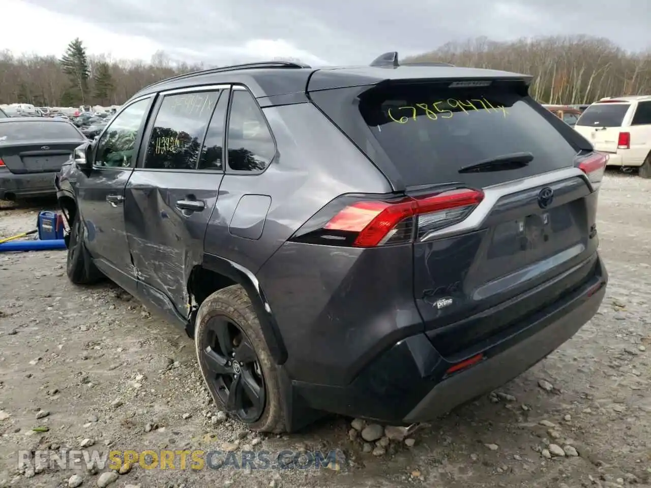 3 Photograph of a damaged car JTMEWRFV5LD532322 TOYOTA RAV4 2020