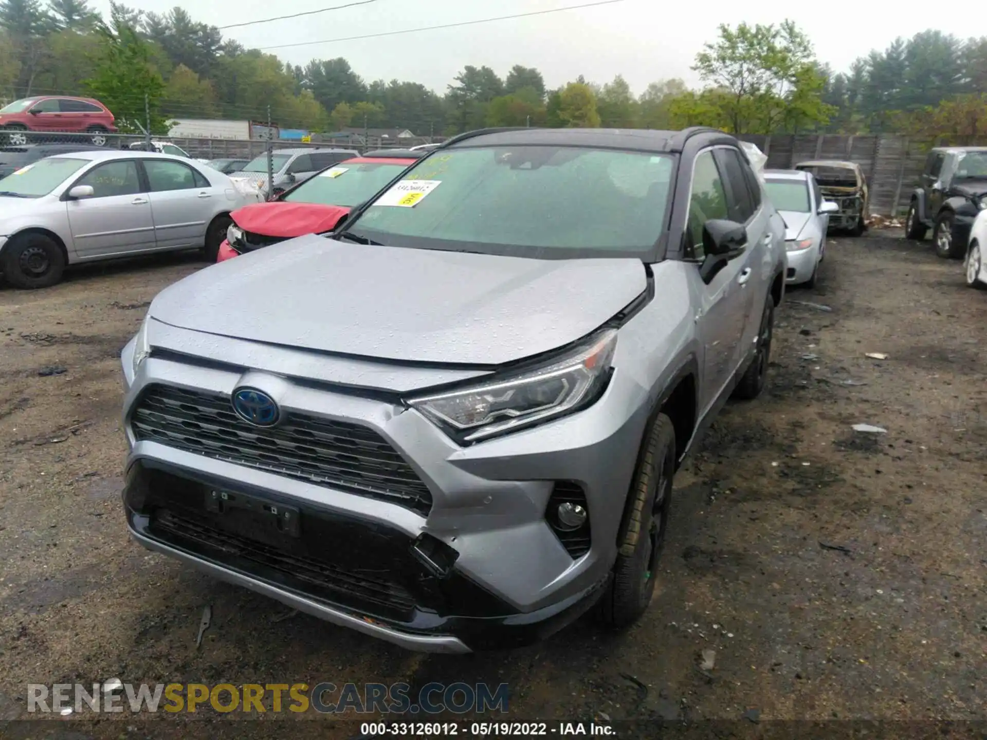 2 Photograph of a damaged car JTMEWRFV6LD550845 TOYOTA RAV4 2020