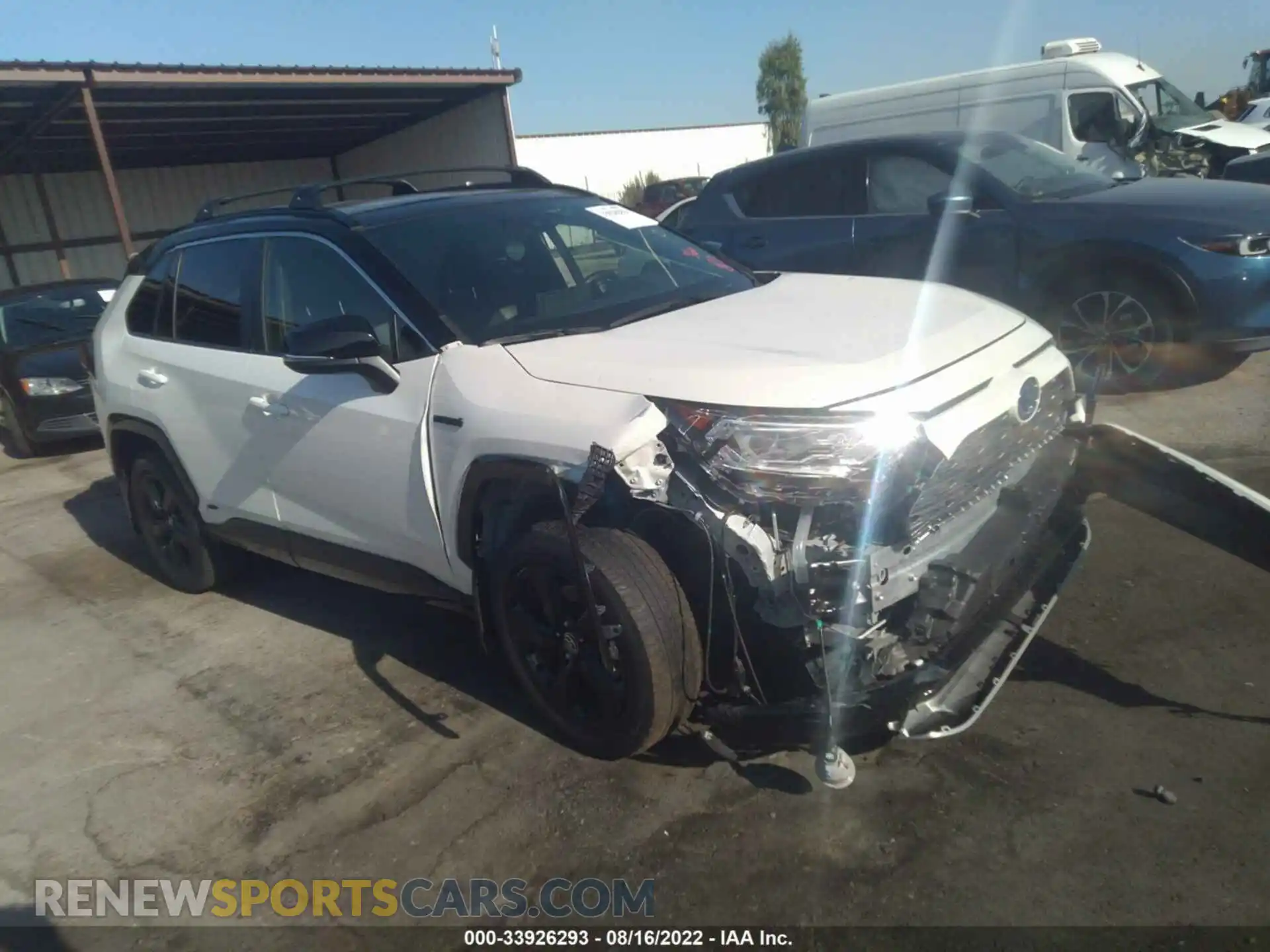 1 fotografías del automóvil dañado JTMEWRFV7LJ044183 TOYOTA RAV4 2020